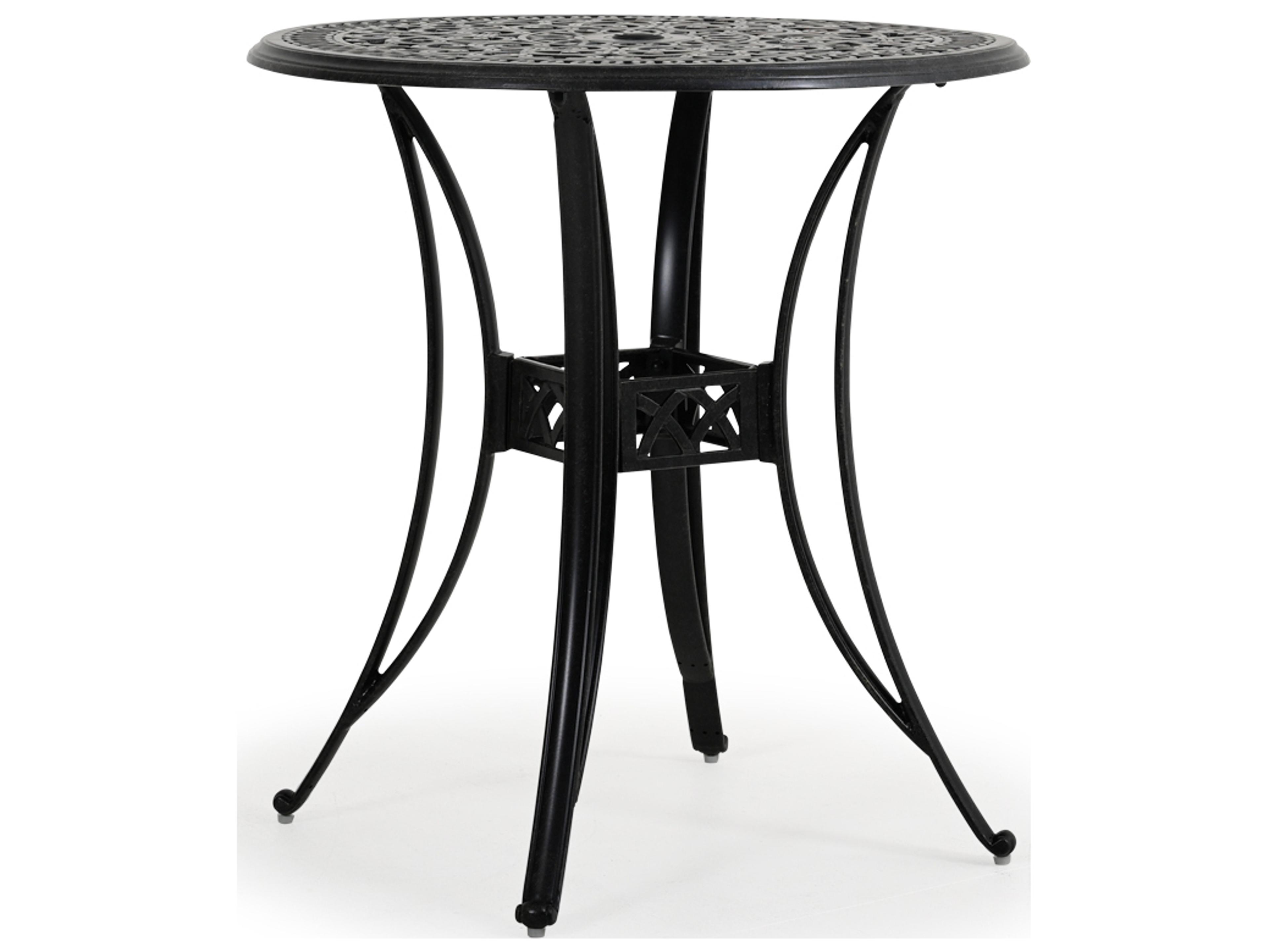 Watermark Living Dauphine Cast Aluminum Round Patio Bar Table