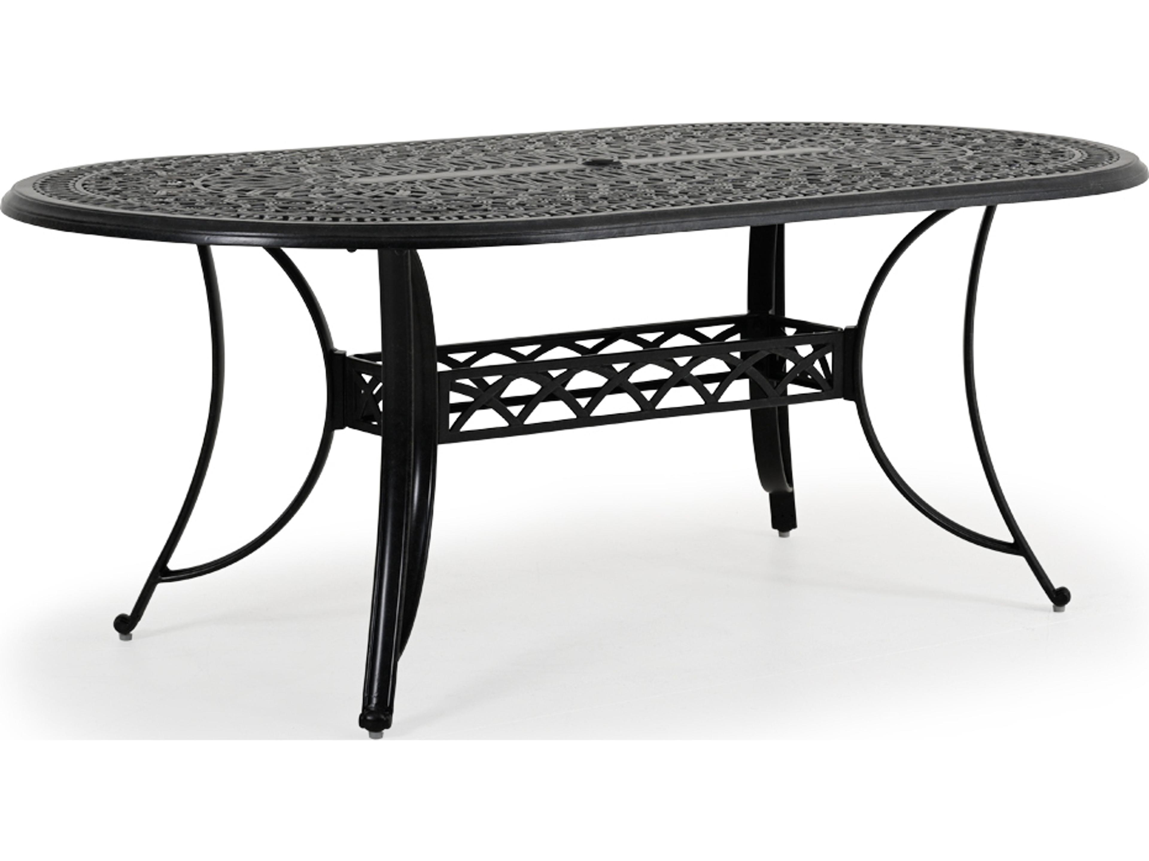 Watermark Living Dauphine Cast Aluminum Rectangular Outdoor Dining Table