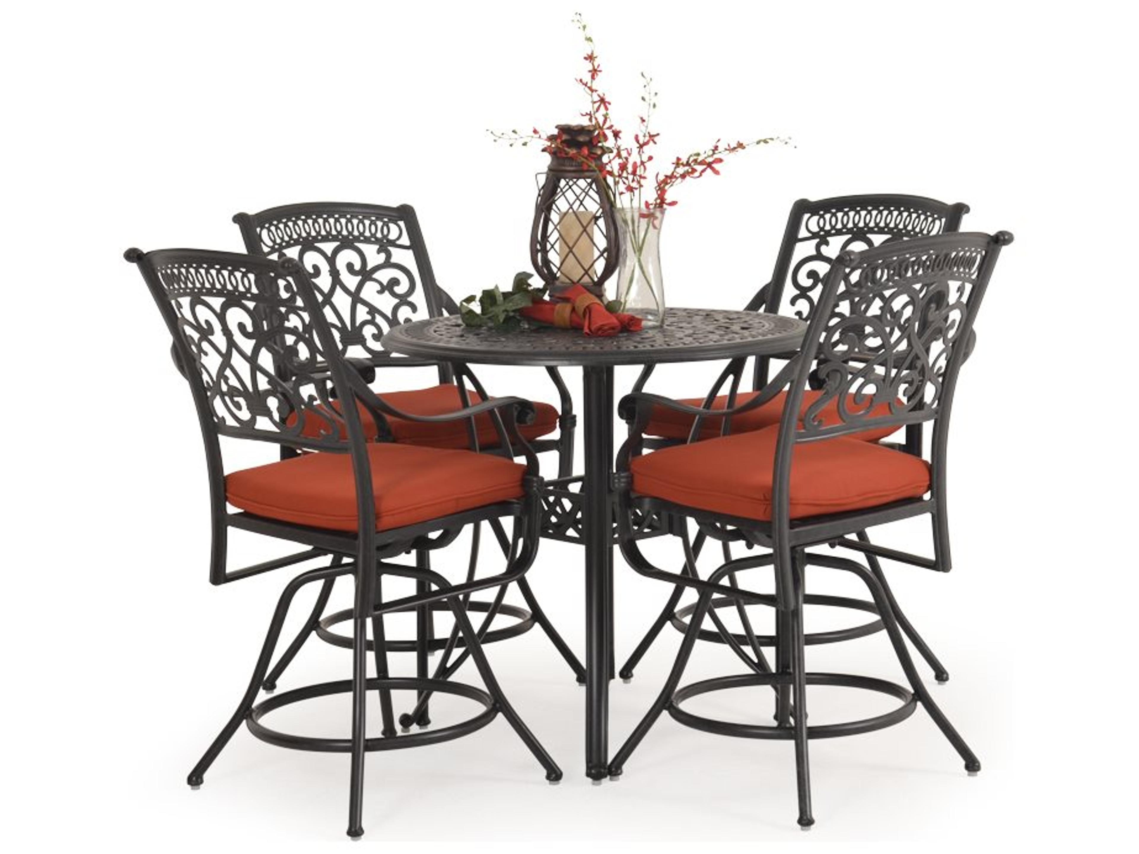 Watermark Living Dauphine Cast Aluminum Counter Set