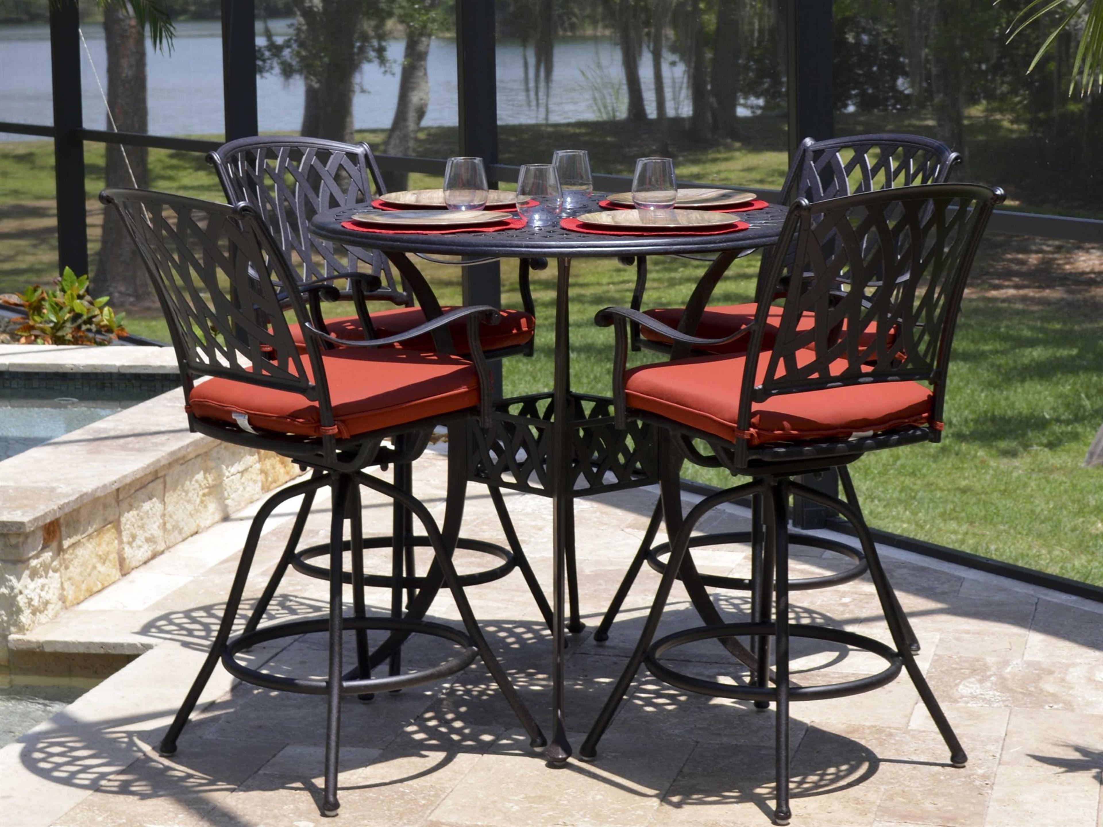 Watermark Living Oxford Cast Aluminum Bar Set