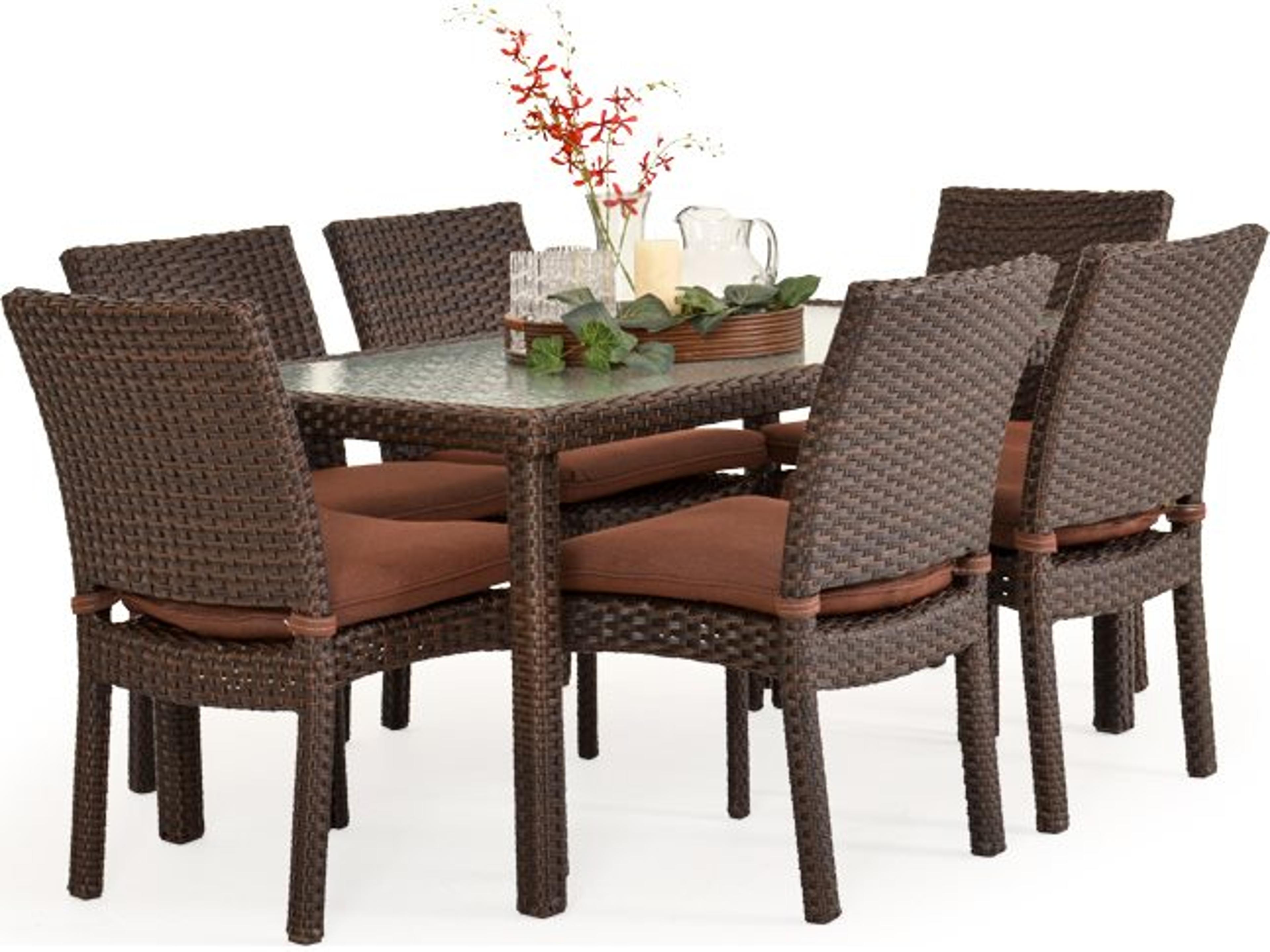 Watermark Living Seaside Wicker Patio Dining Set