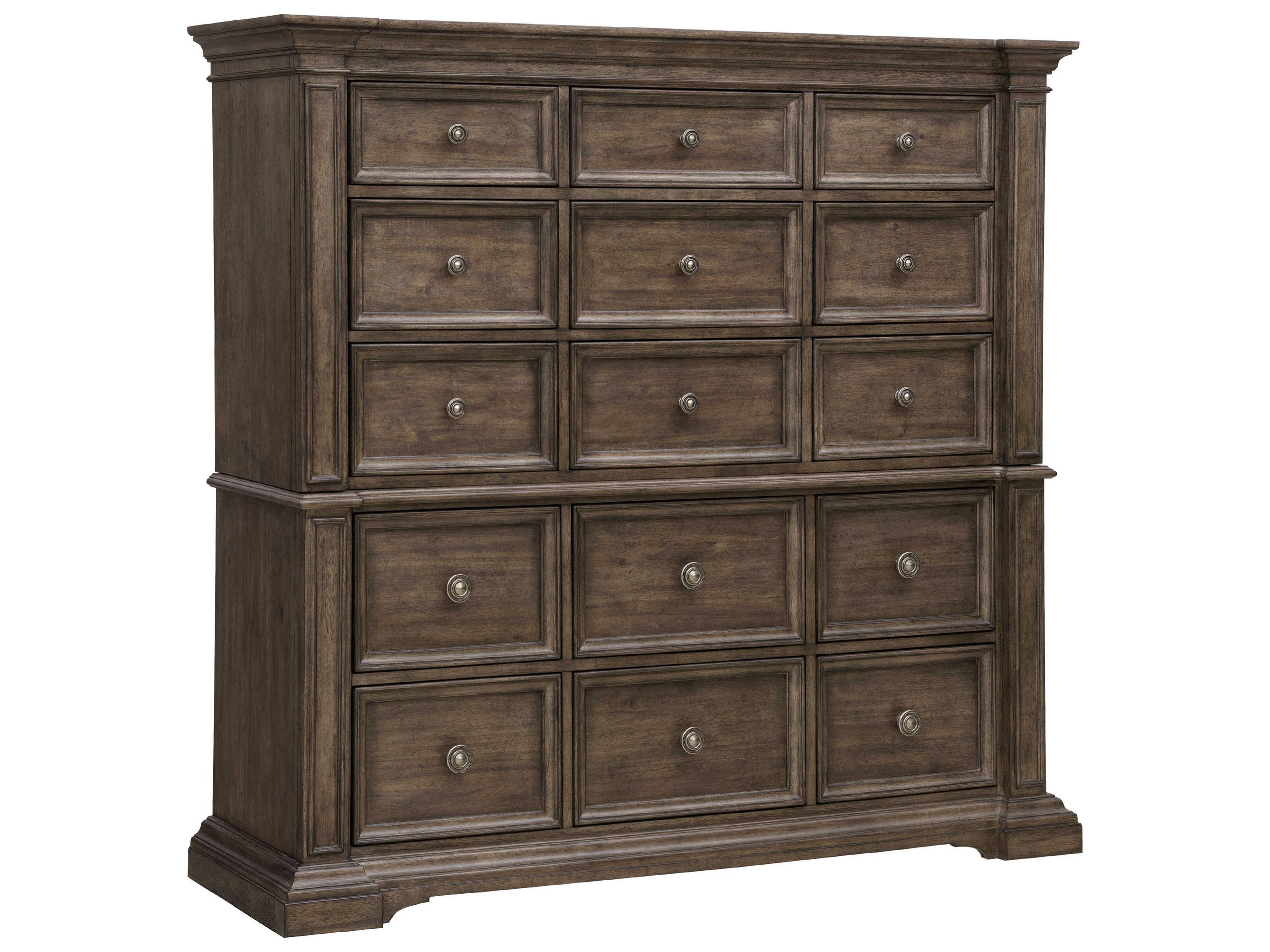 Woodbury Cowboy Boots Brown Rubberwood Accent Chest