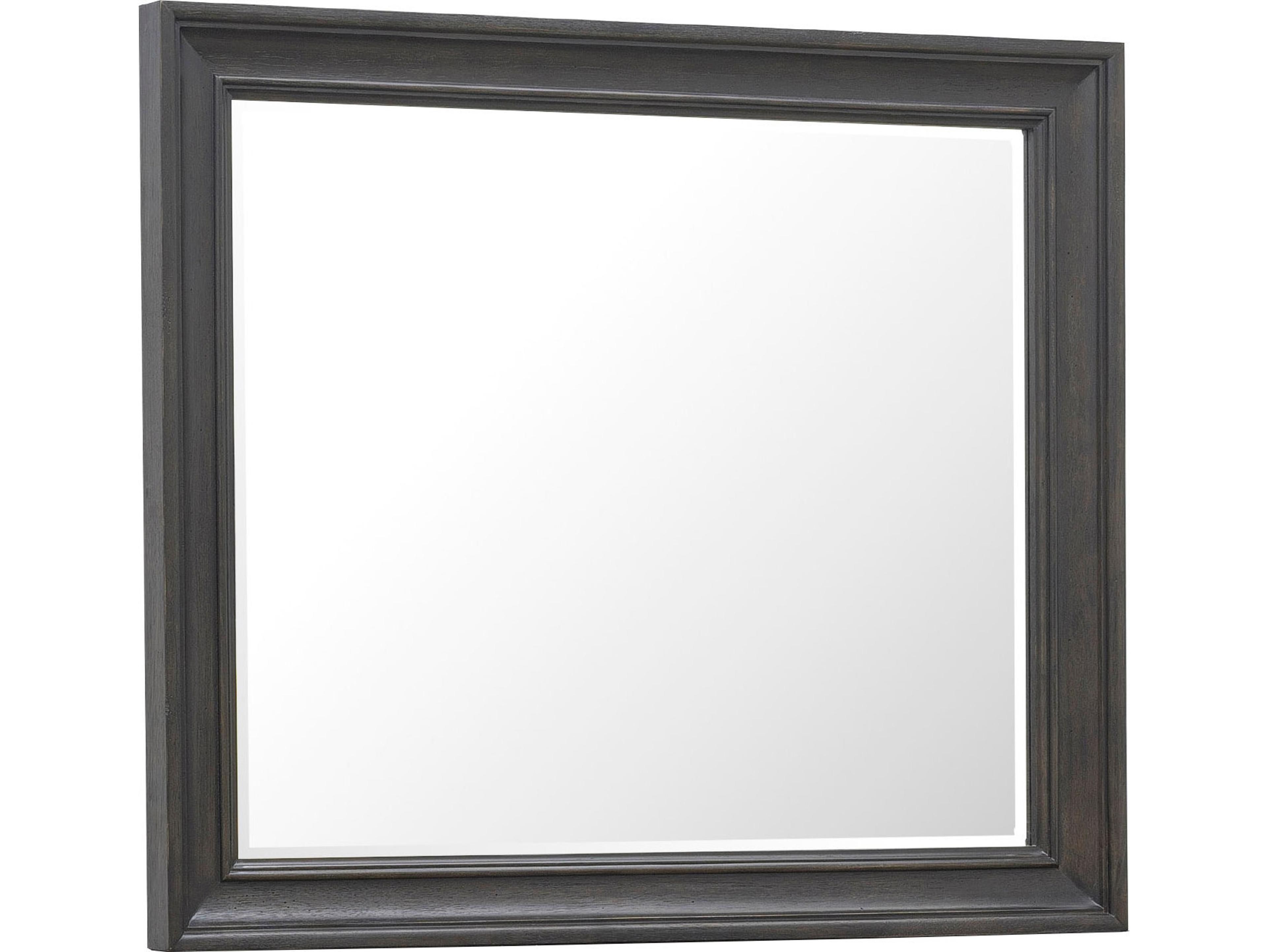 Pulaski Hickory Creek Brown Velvet Dresser Mirror Rectangular