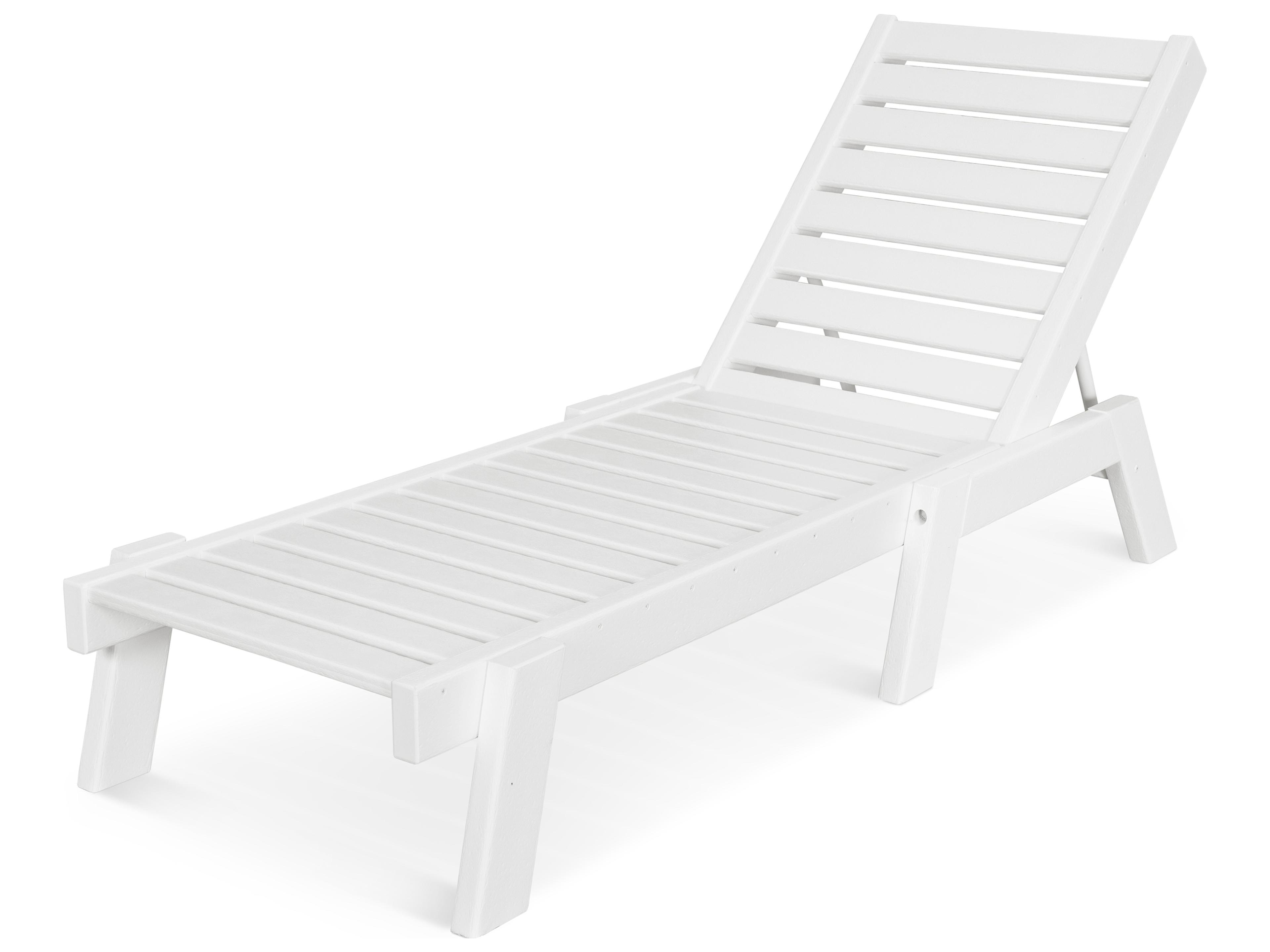 POLYWOOD® Captain Chaise Lounge Set Replacement Cushions