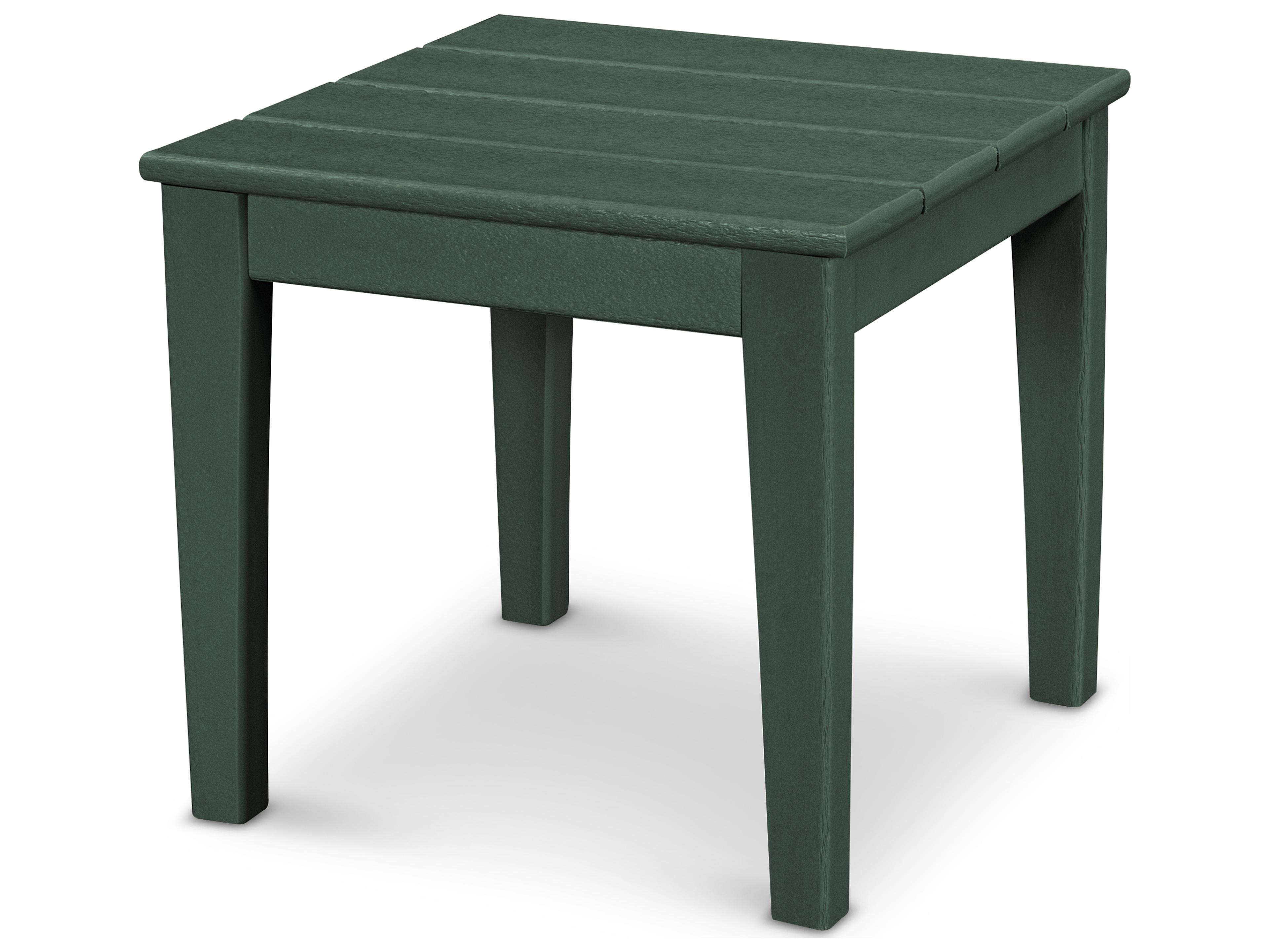 POLYWOOD® Newport Recycled Plastic Square Patio End Table