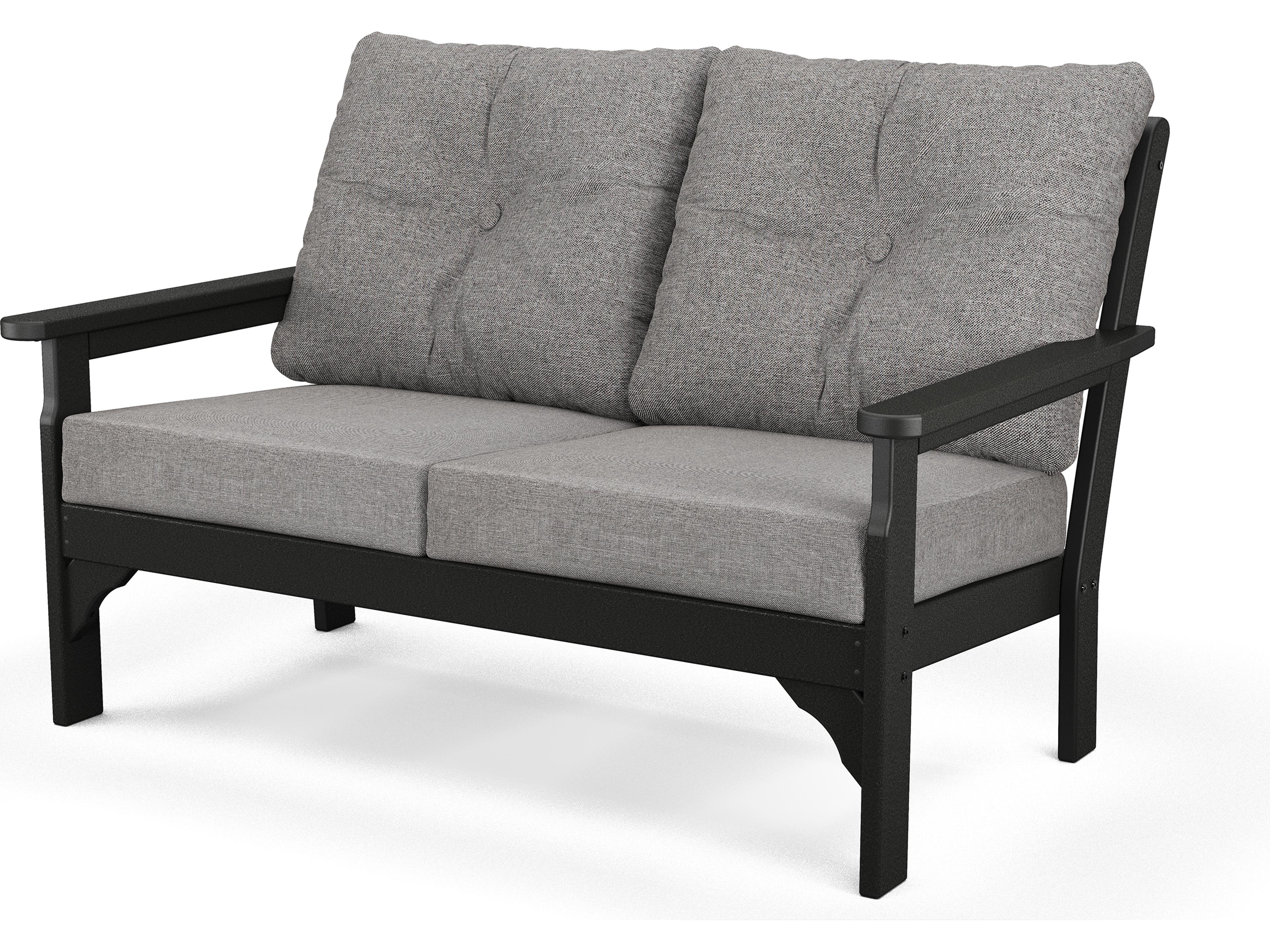 POLYWOOD® Vineyard Recycled Plastic Deep Seating Settee