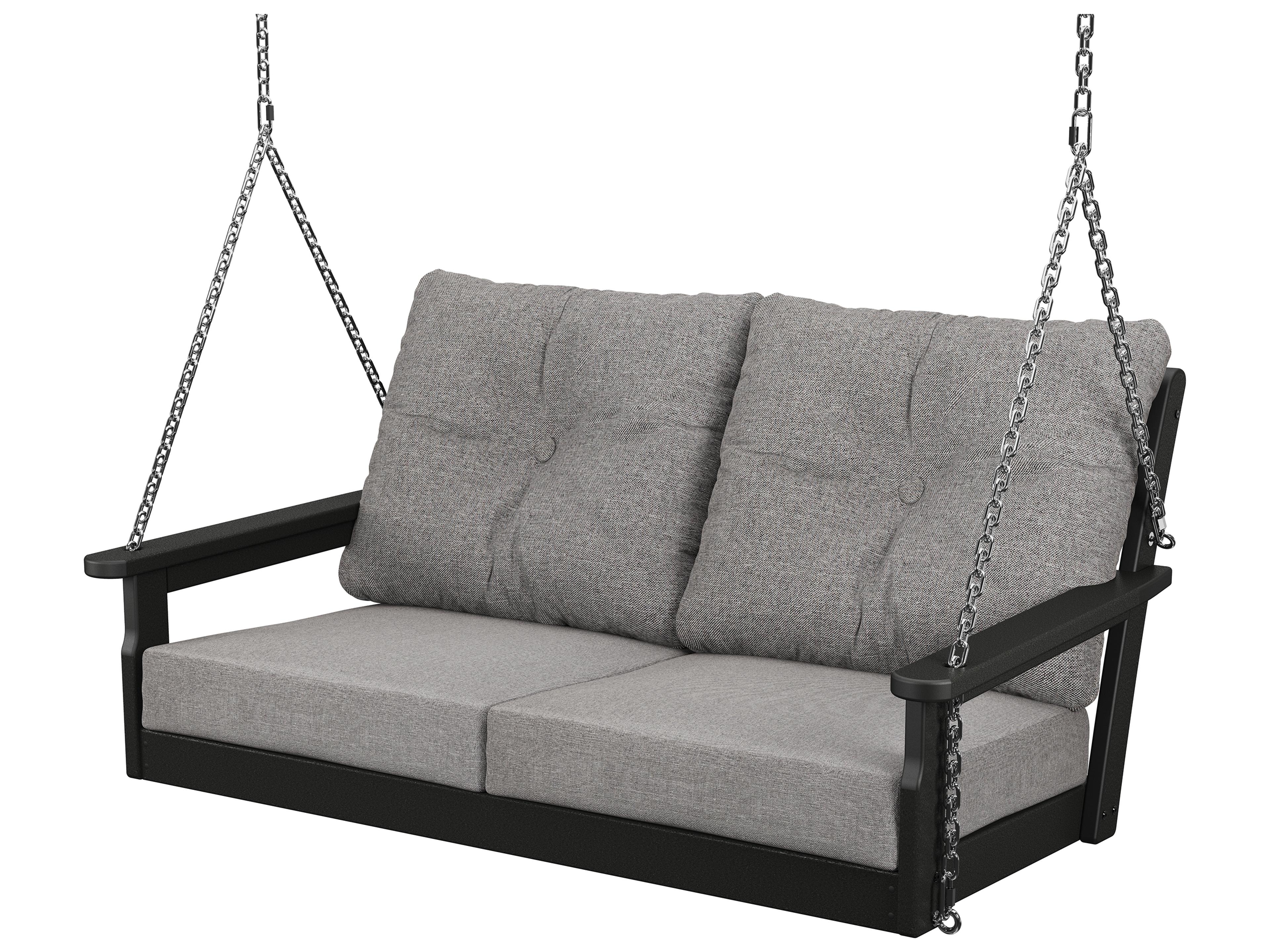 POLYWOOD® Vineyard Recycled Plastic Deep Seating Outdoor Swing