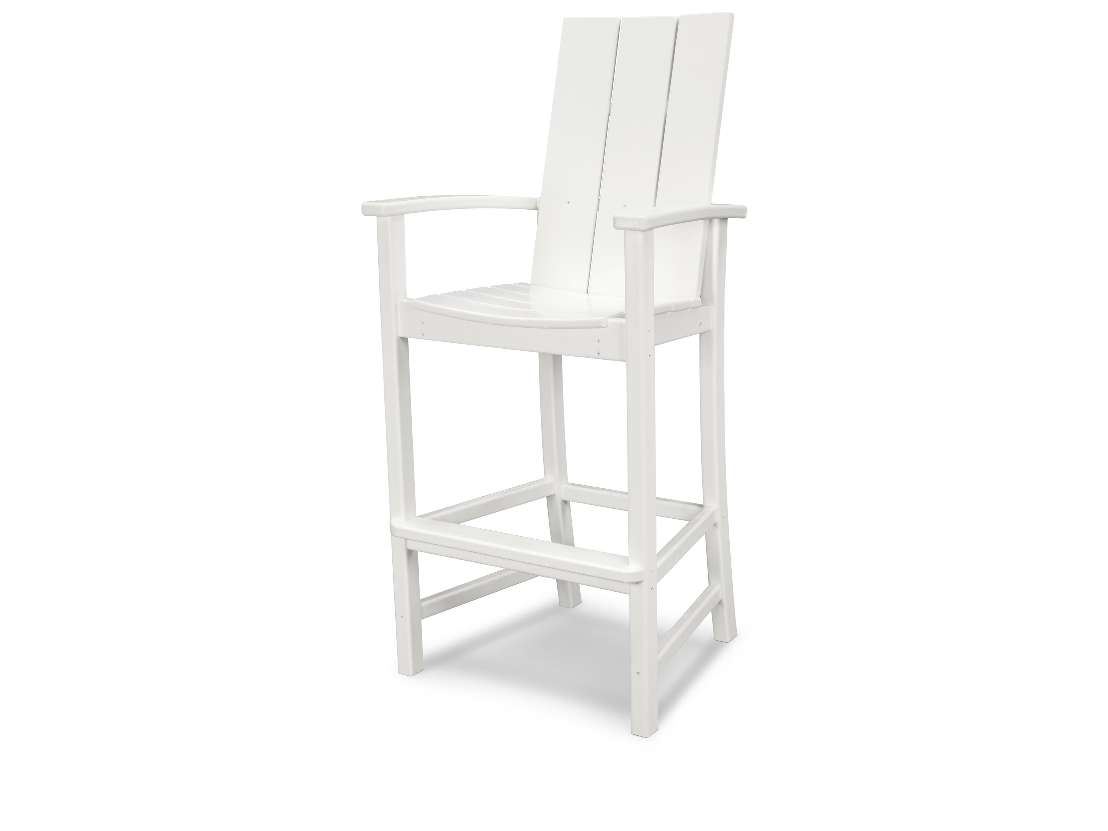 POLYWOOD® Modern Recycled Plastic Patio Bar Stool