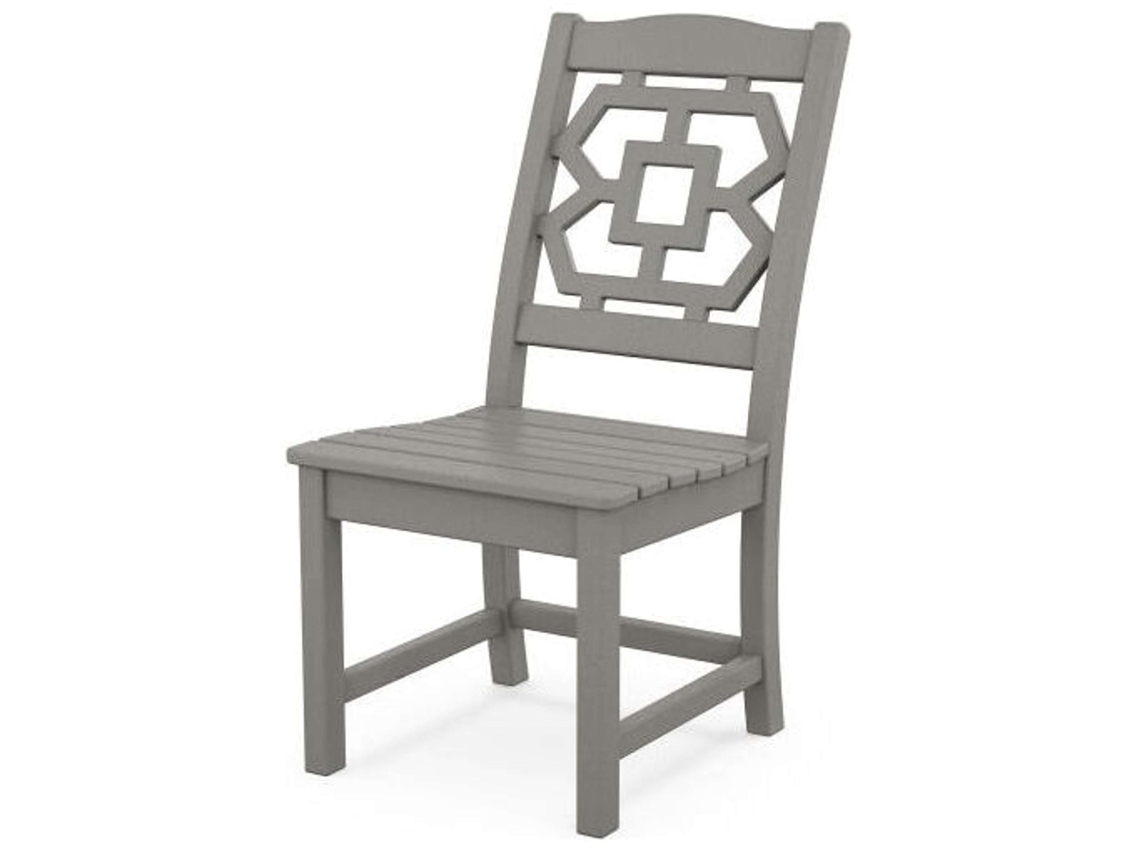 POLYWOOD® Martha Stewart by POLYWOOD® Chinoiserie Outdoor Dining Side Chair