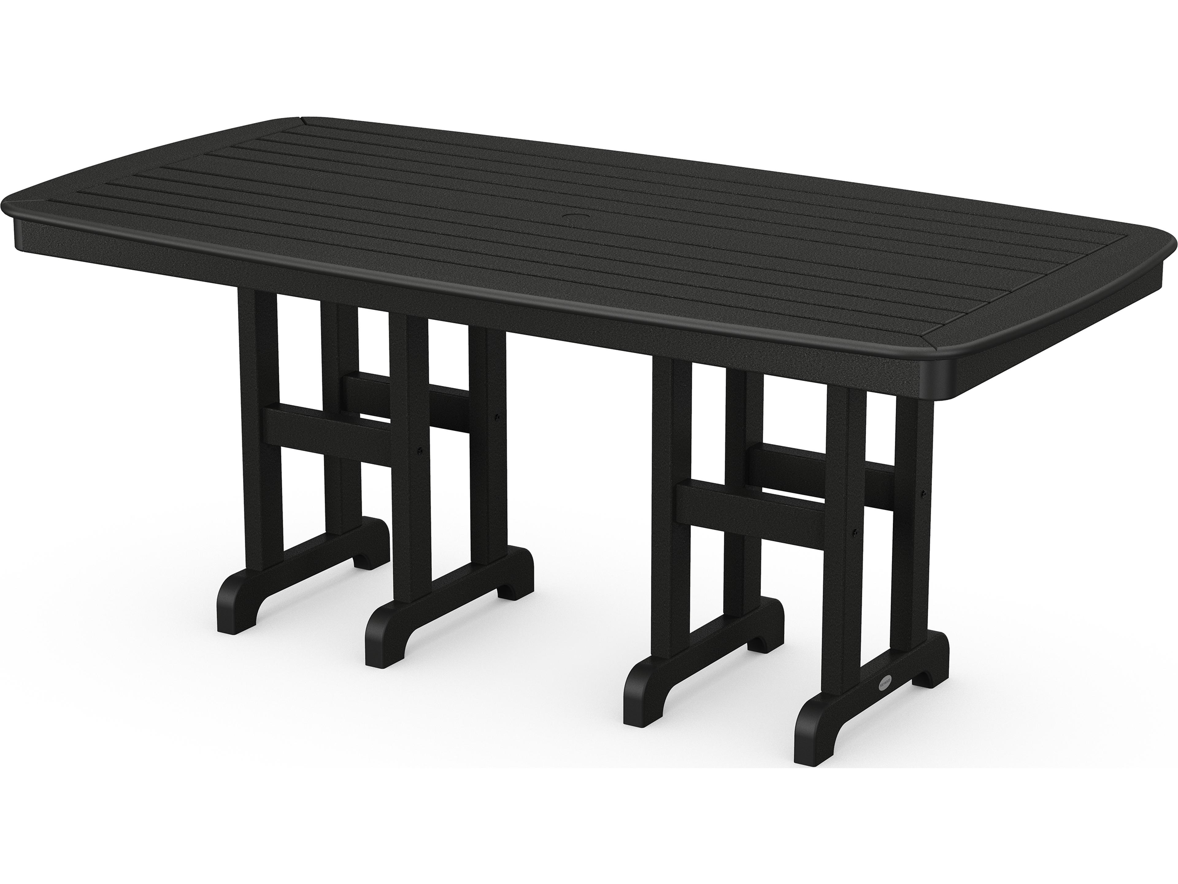 POLYWOOD® Nautical Recycled Plastic Outdoor Dining Table