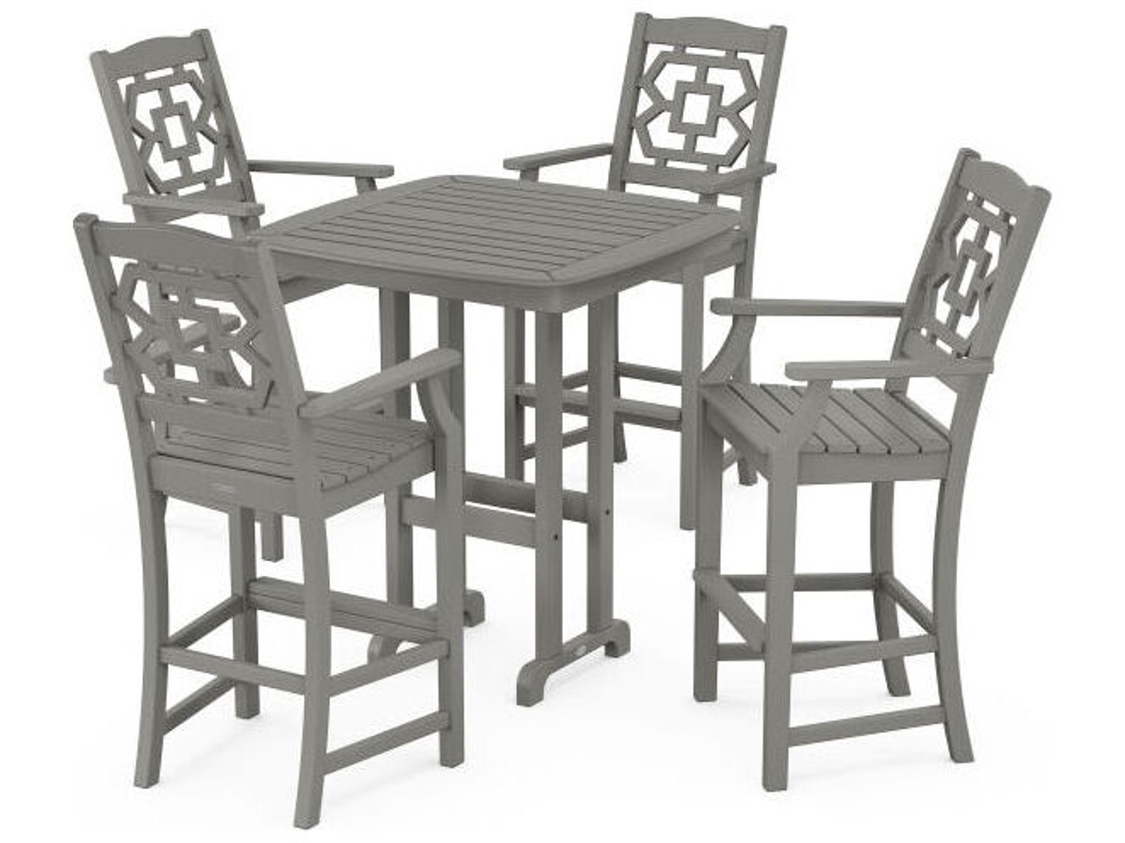 POLYWOOD® Martha Stewart Chinoiserie 5-Piece Bar Set