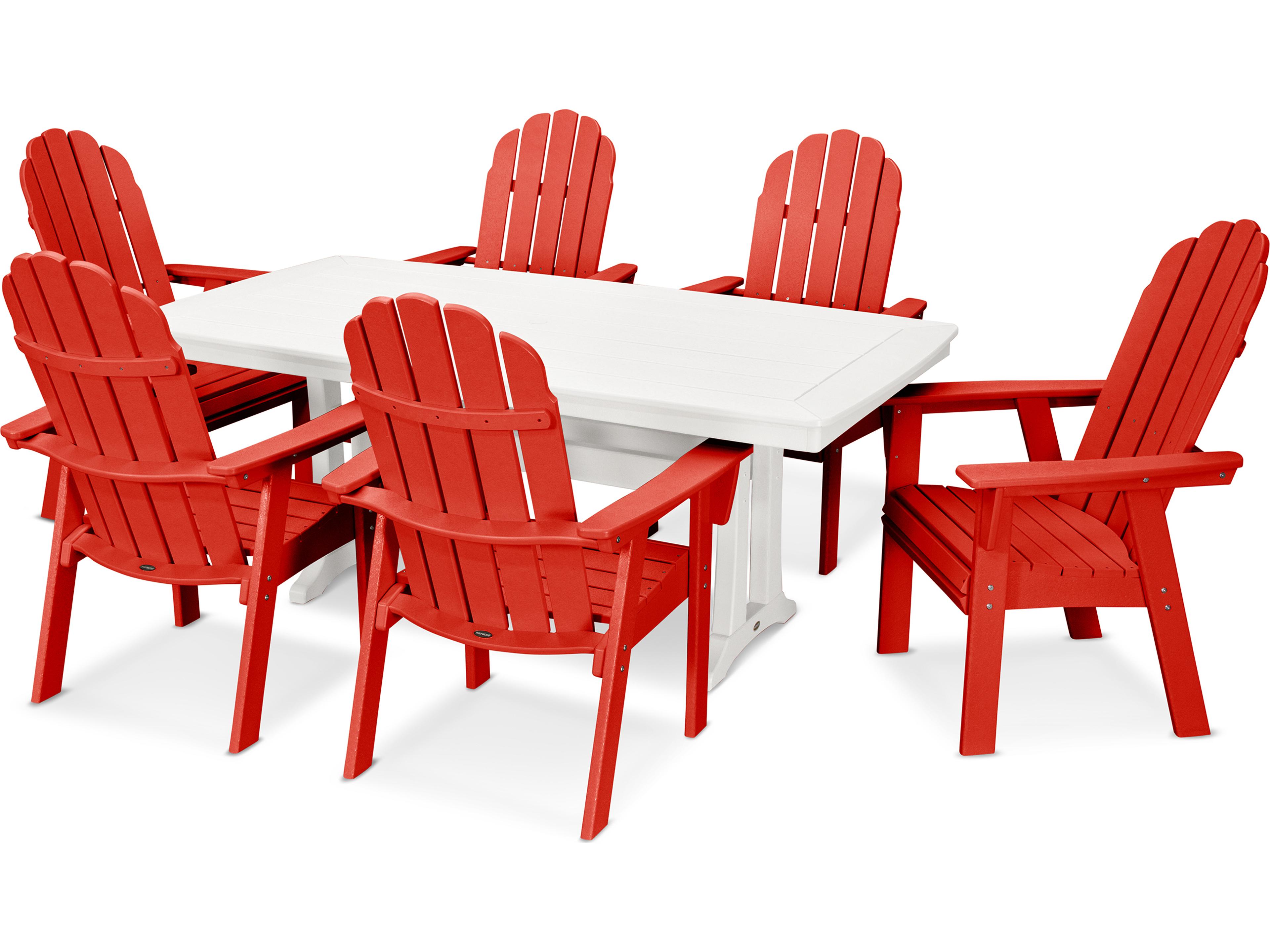 POLYWOOD® Vineyard Recycled Plastic Outdoor Patio Dining Set