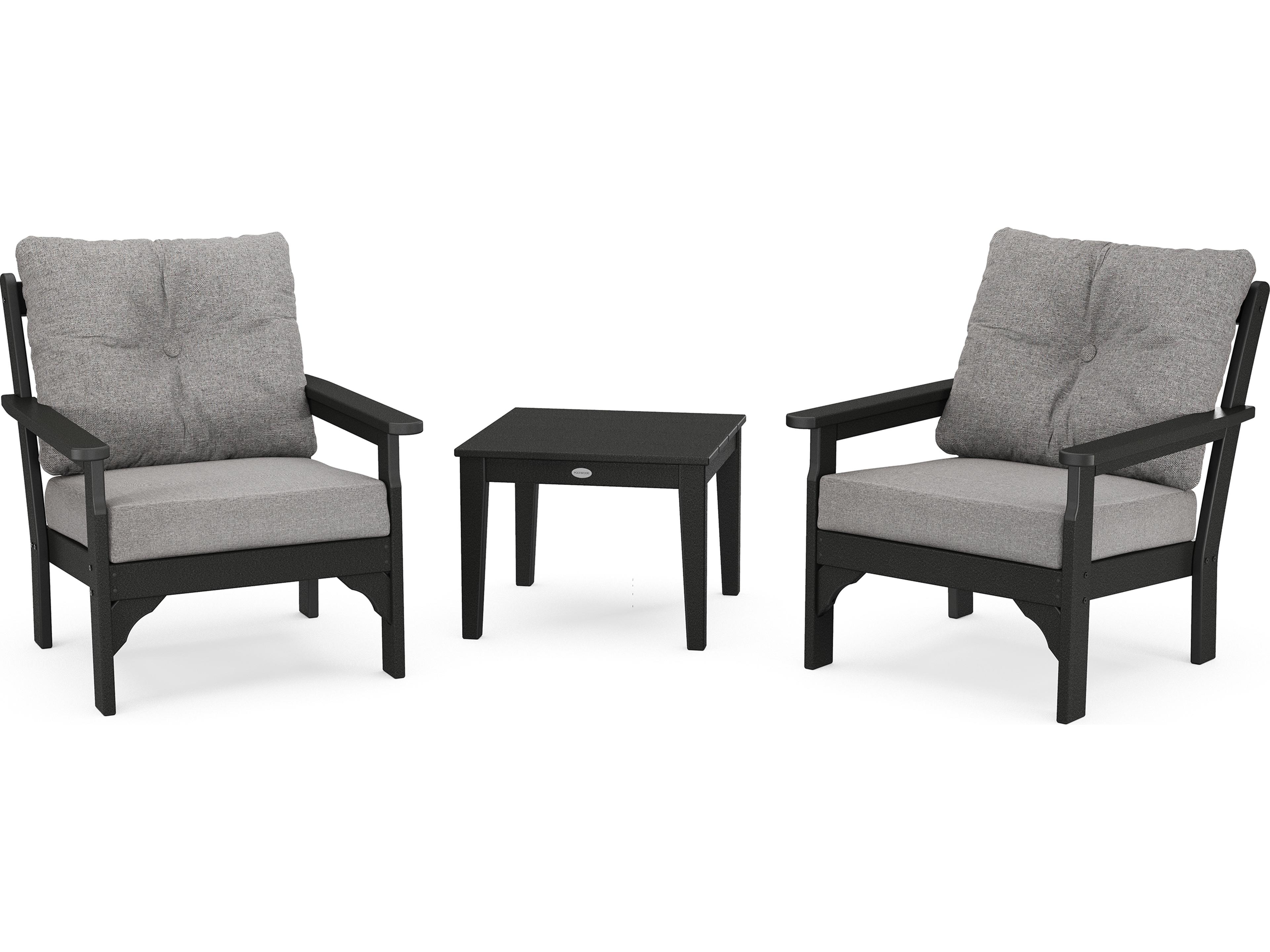 POLYWOOD Vineyard 3-Piece Deep Seating Set