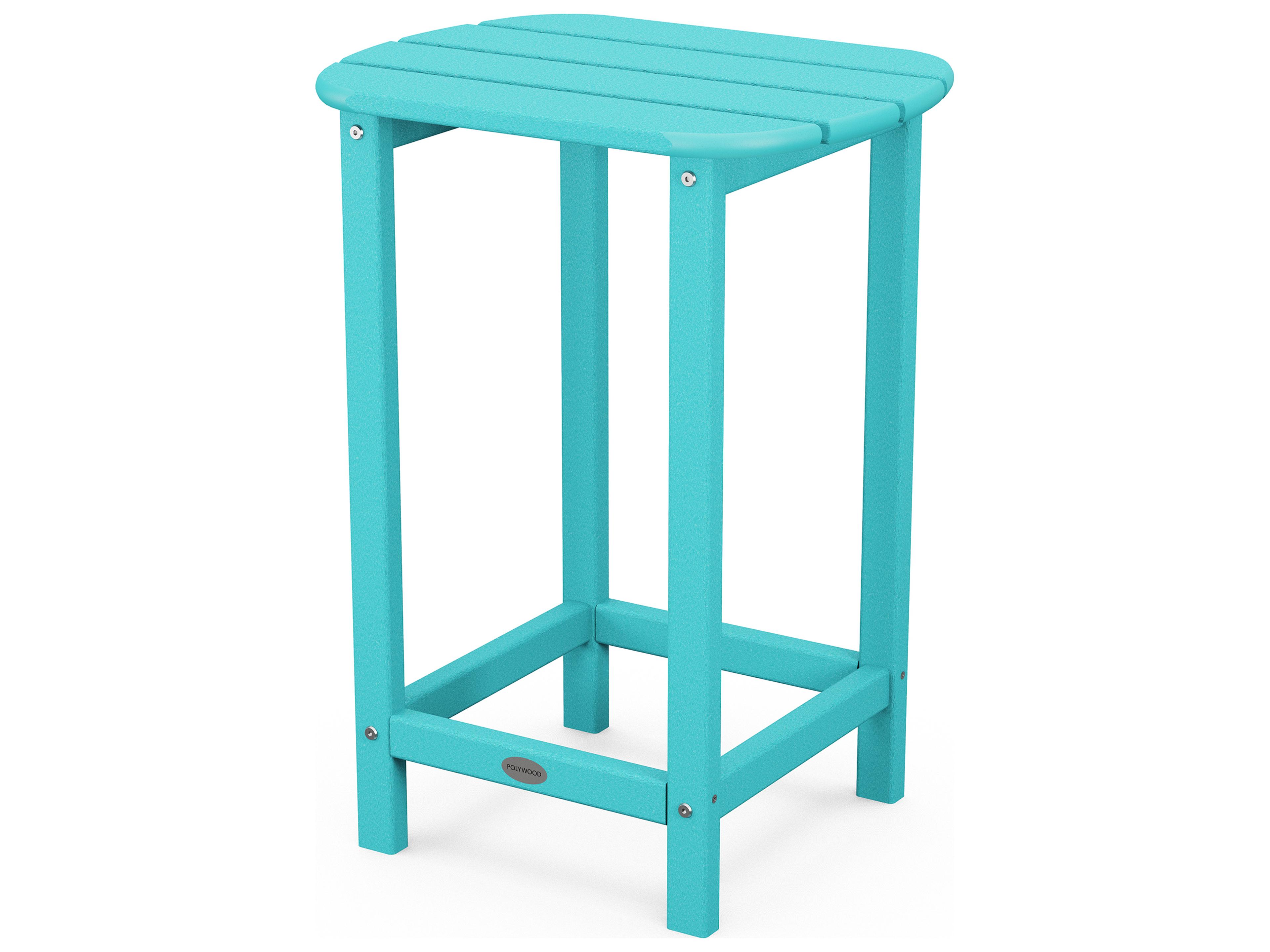 POLYWOOD® South Beach Recycled Plastic Oval Patio End Table