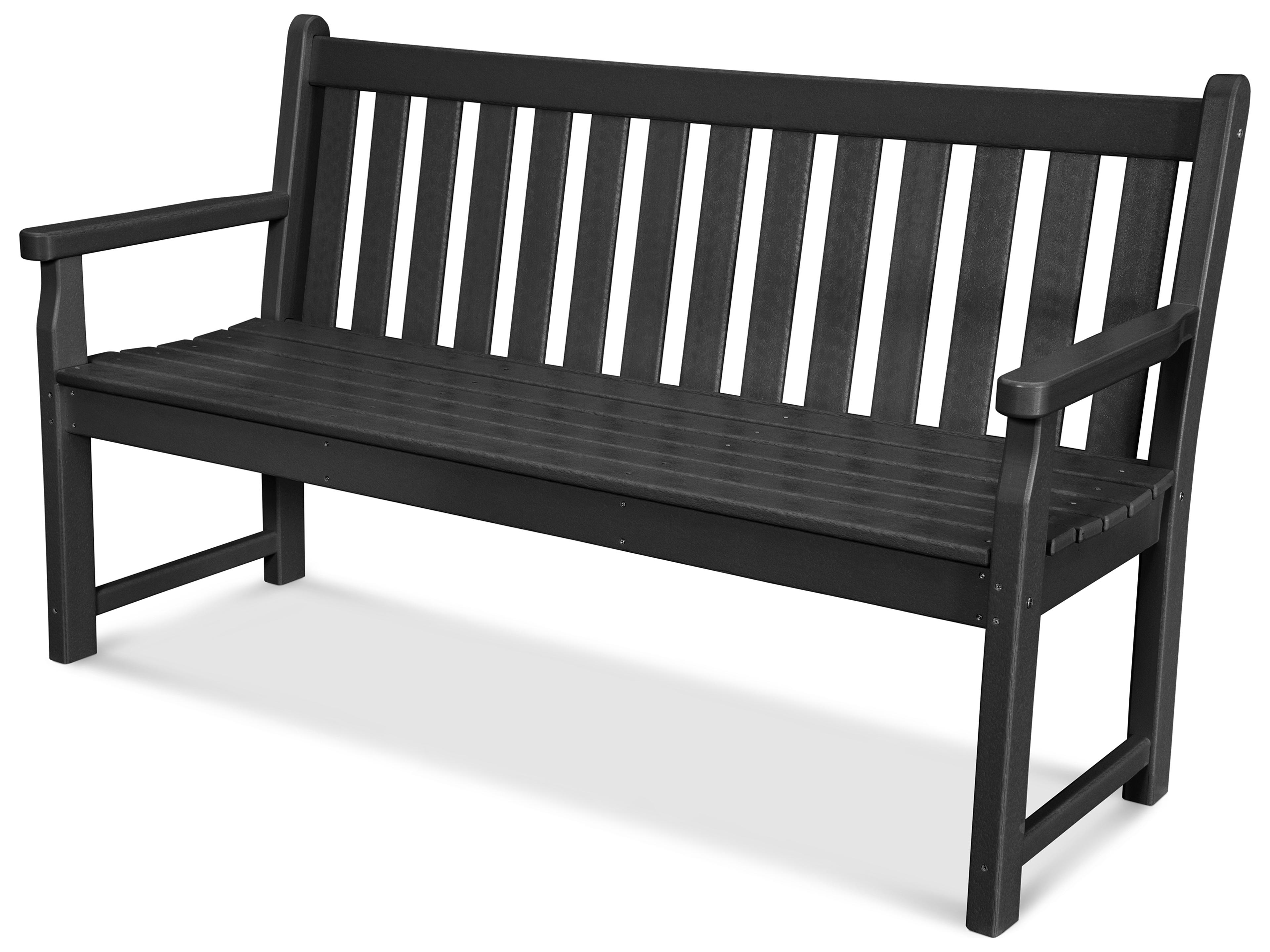 POLYWOOD® Traditional Garden Recycled Plastic Outdoor Patio Bench
