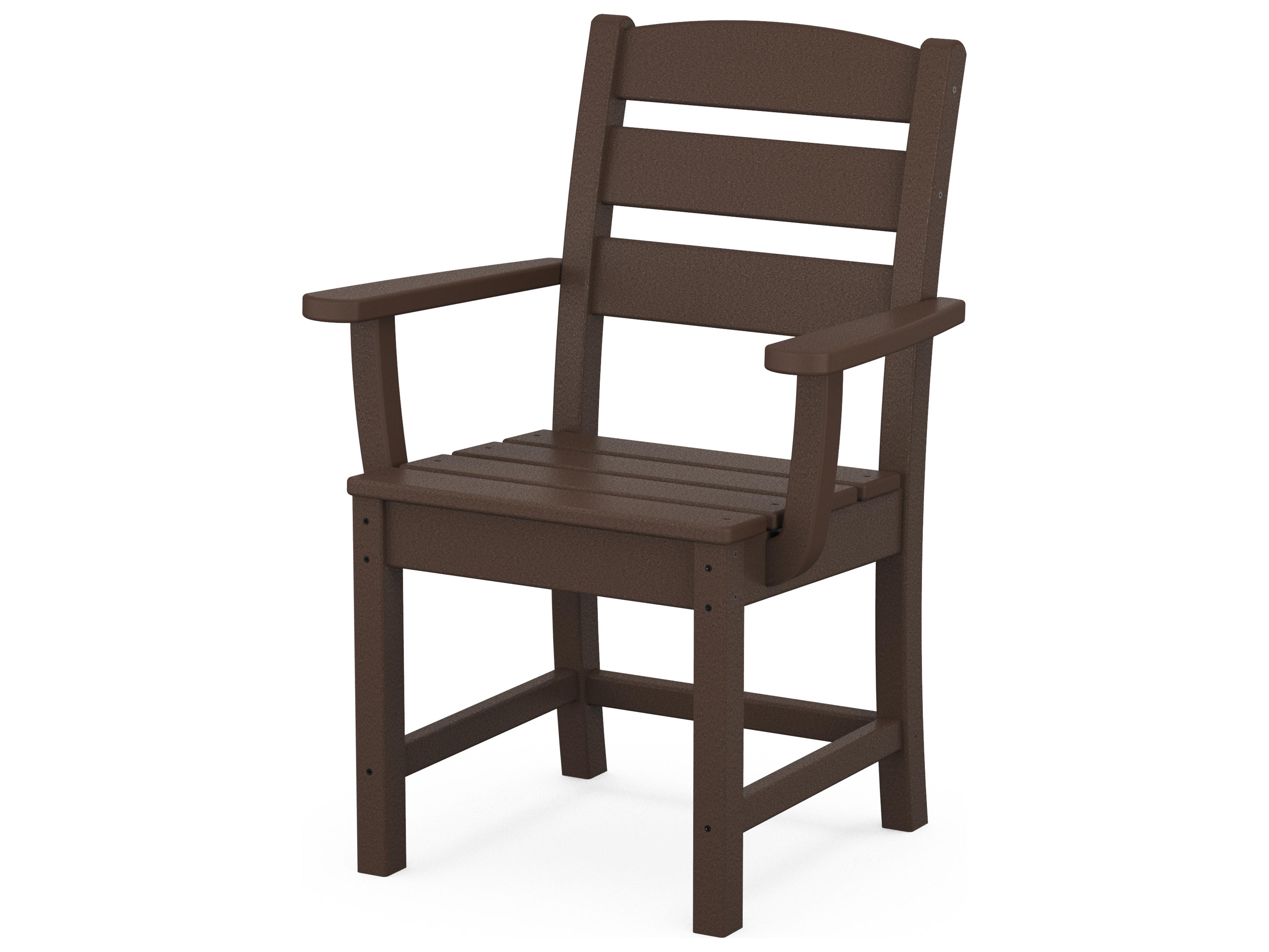 POLYWOOD® Braxton Recycled Plastic Outdoor Dining Arm Chair
