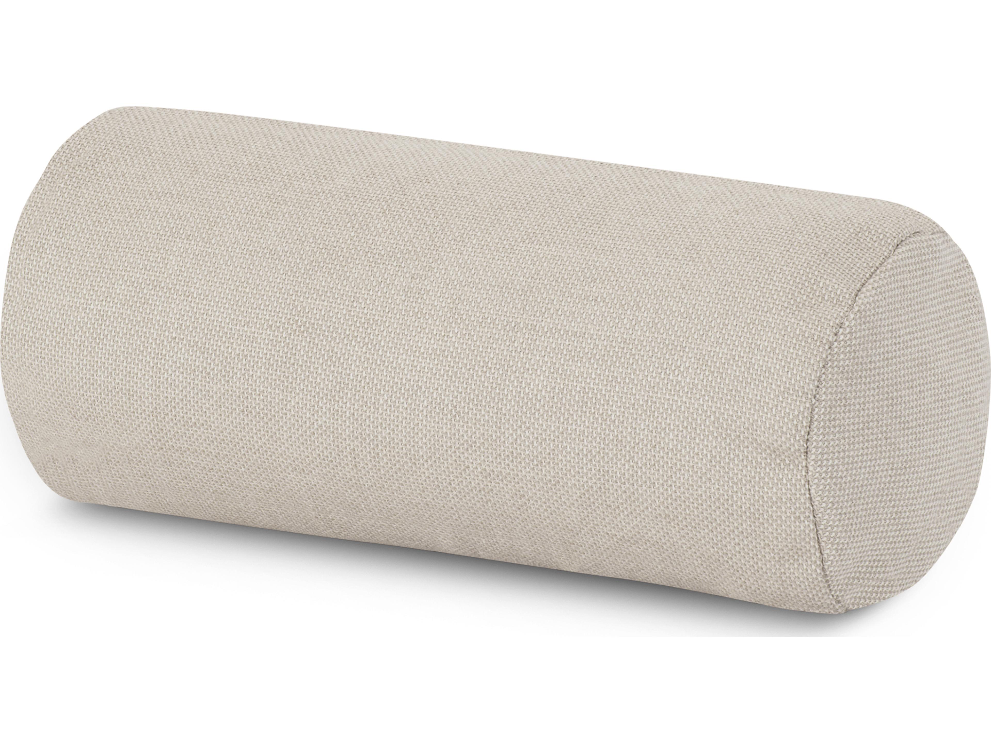 POLYWOOD® Ateeva Outdoor Bolster Pillow in Silver Garnet