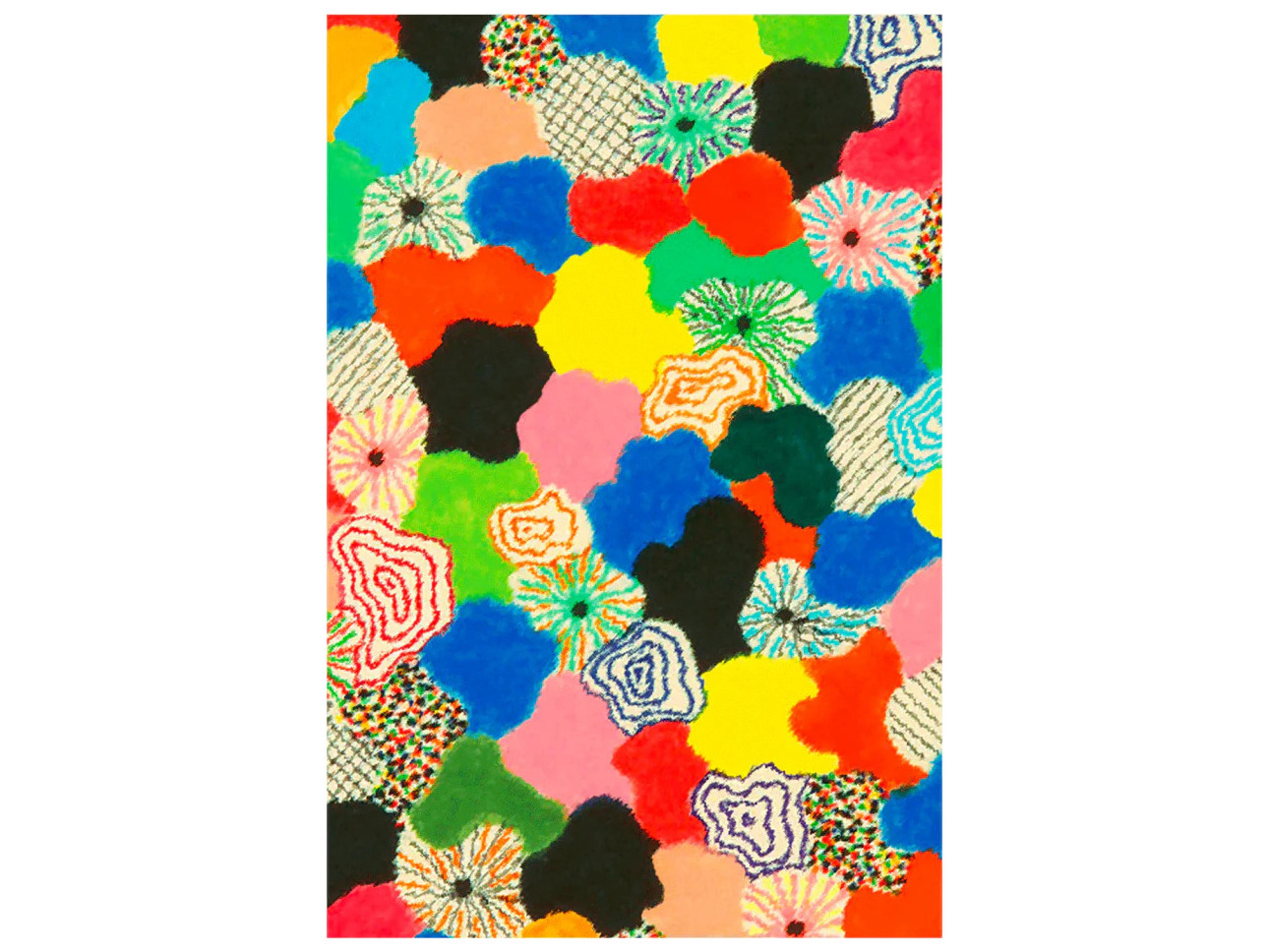 Qeeboo Patch Graphic Area Rug