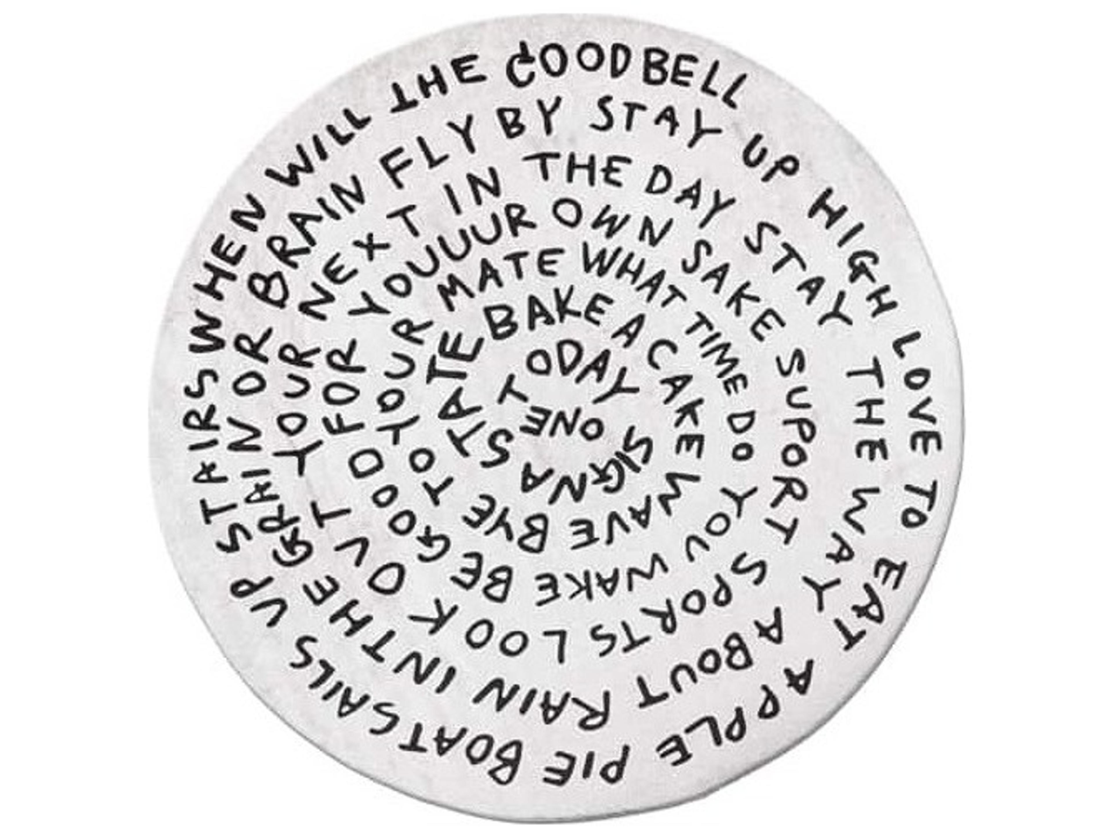 Qeeboo Linescapes Morning Thoughts Graphic Area Rug