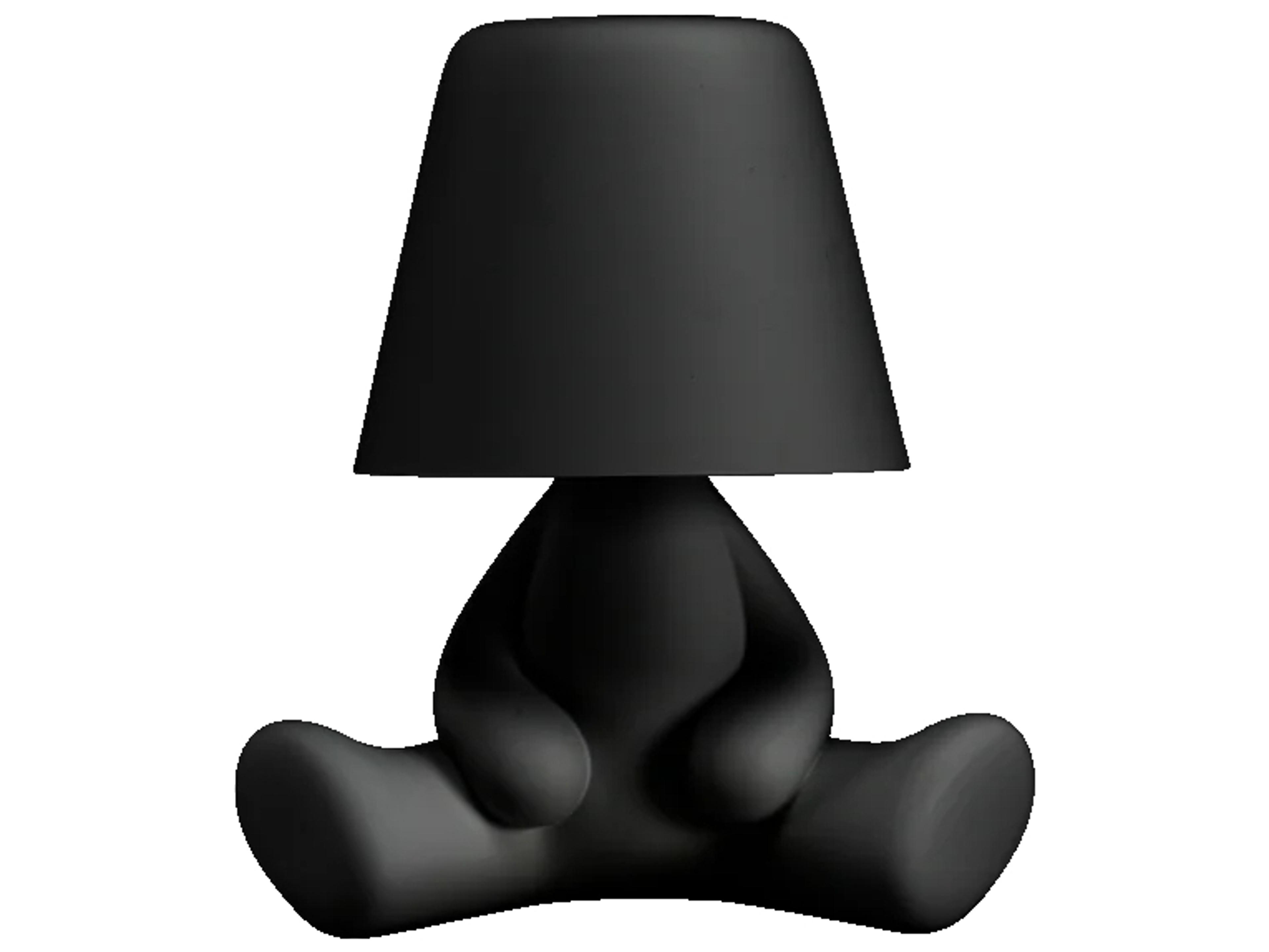 Qeeboo Sweet Brothers Black Table Lamp