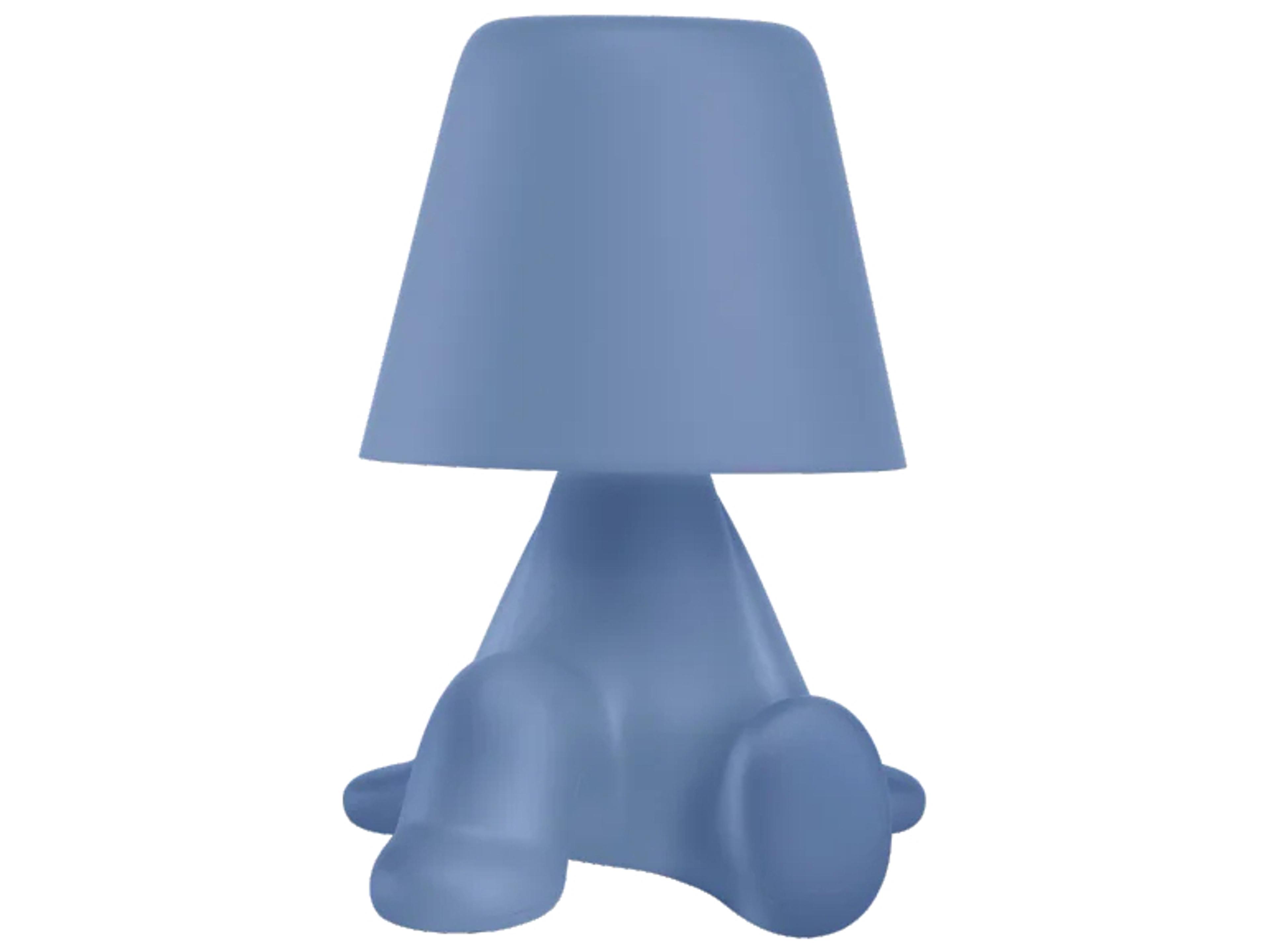 Qeeboo Sweet Brothers Light Blue Table Lamp