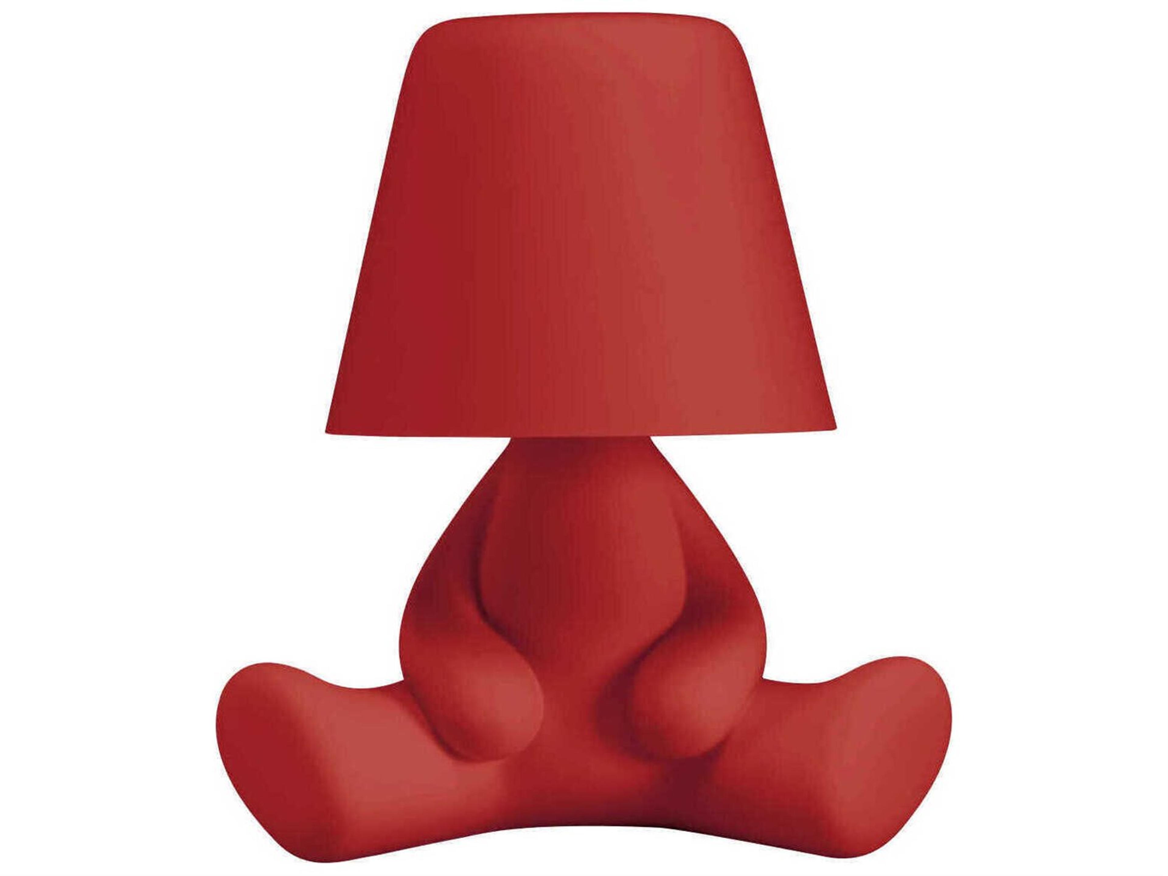 Qeeboo Sweet Brothers Joe Red Table Lamp