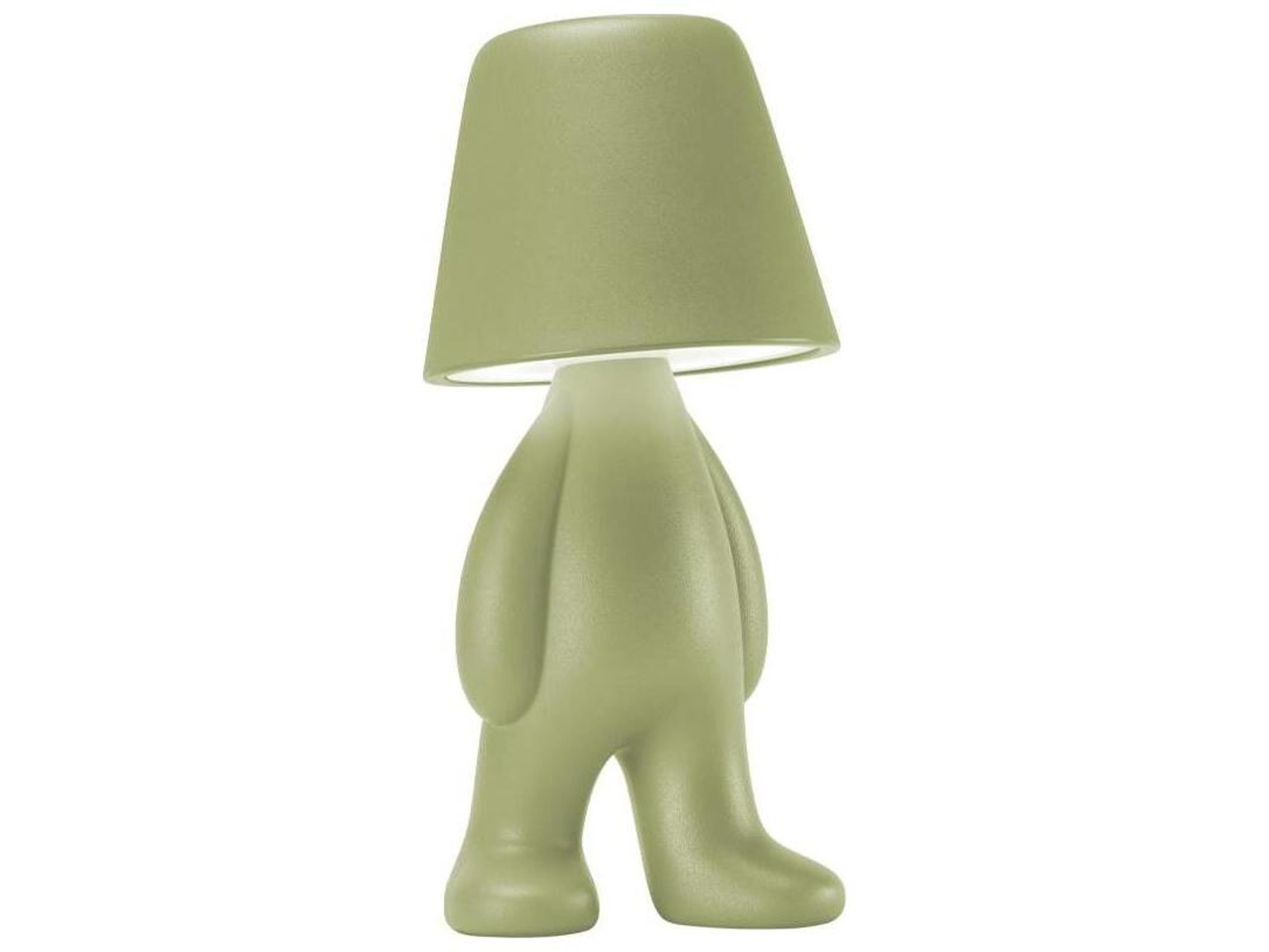 Qeeboo Bigger Brother Green Khaki Table Lamp
