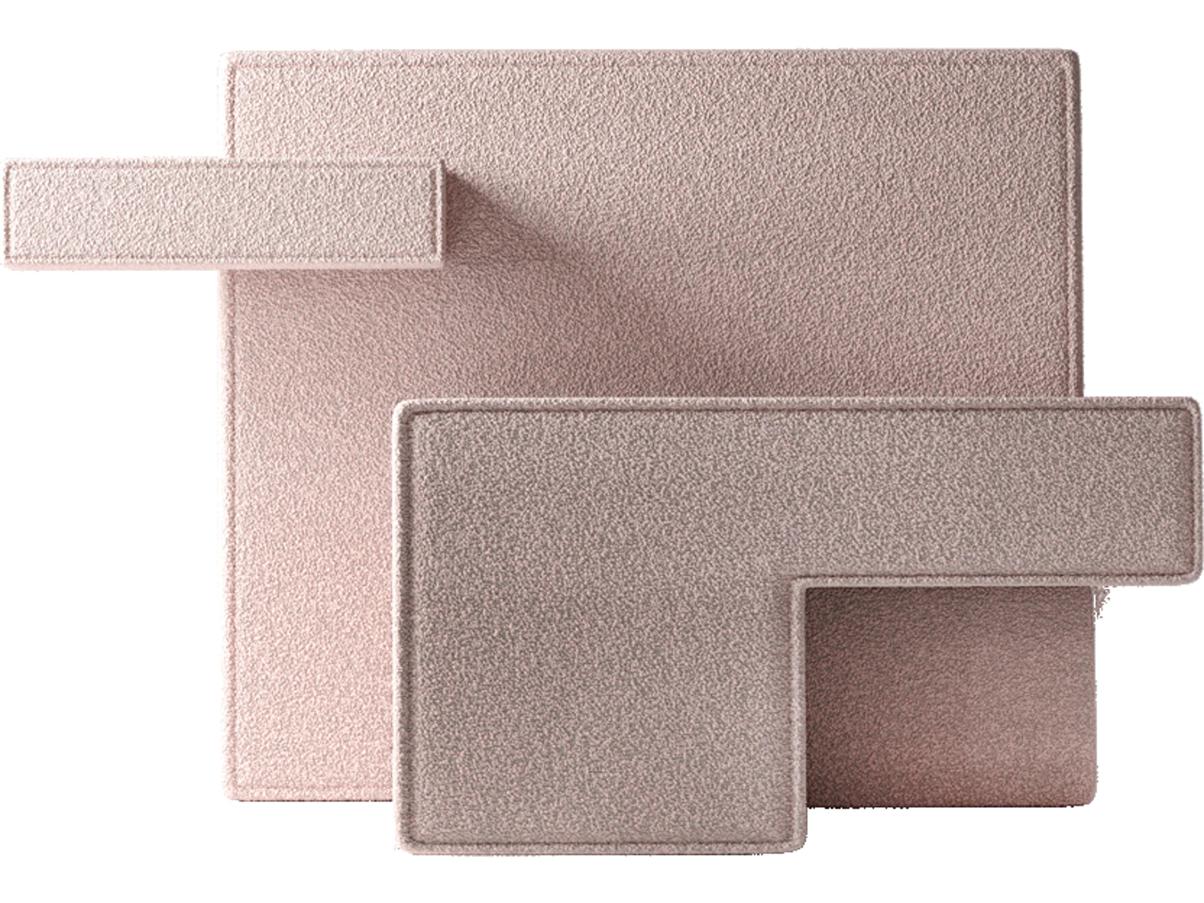 Qeeboo Primitive Pink Boucle Accent Chair