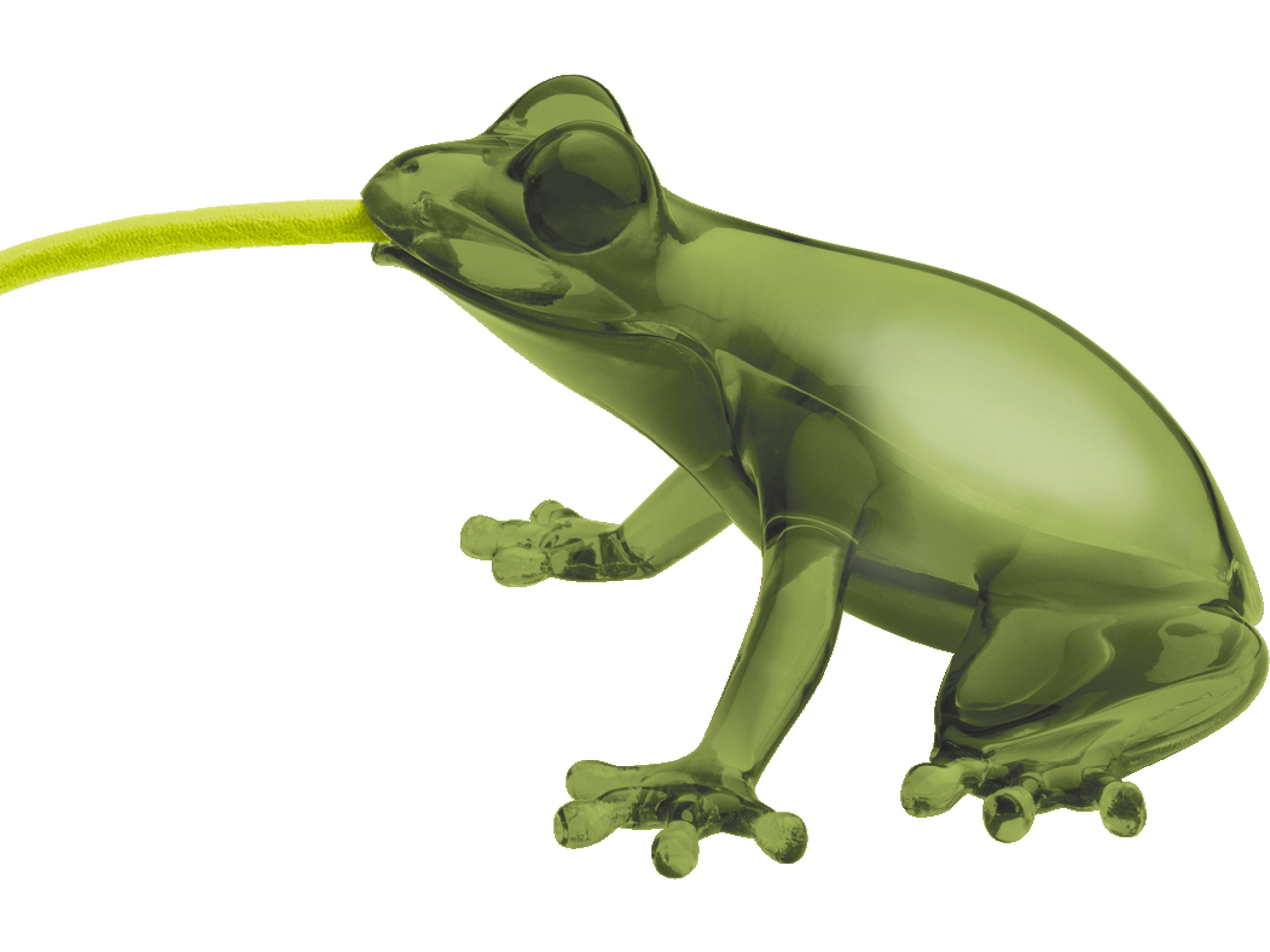 Qeeboo Hungry Frog Emerald Green Table Lamp