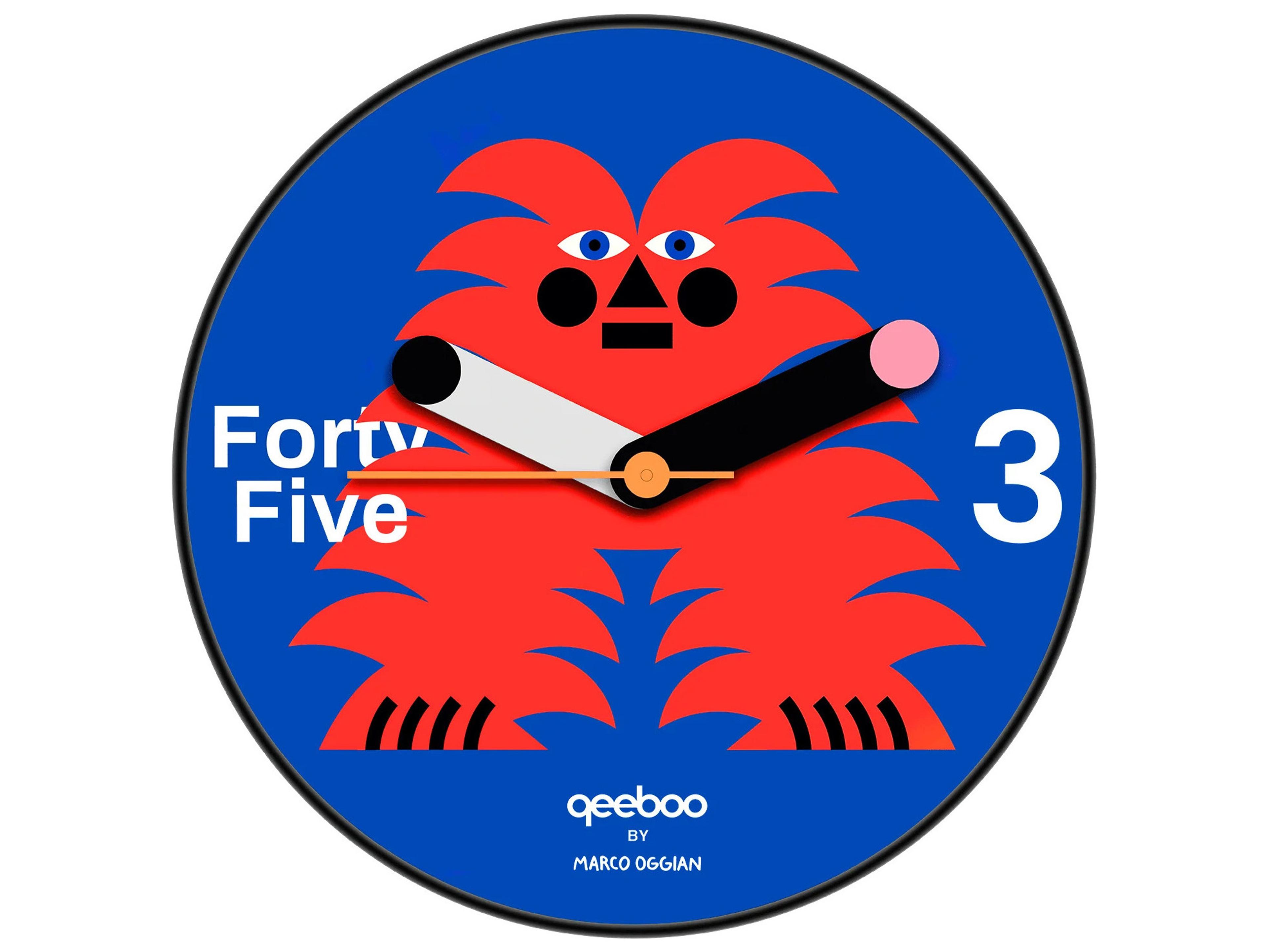 Qeeboo Oggian Magic Samu Wall Clock