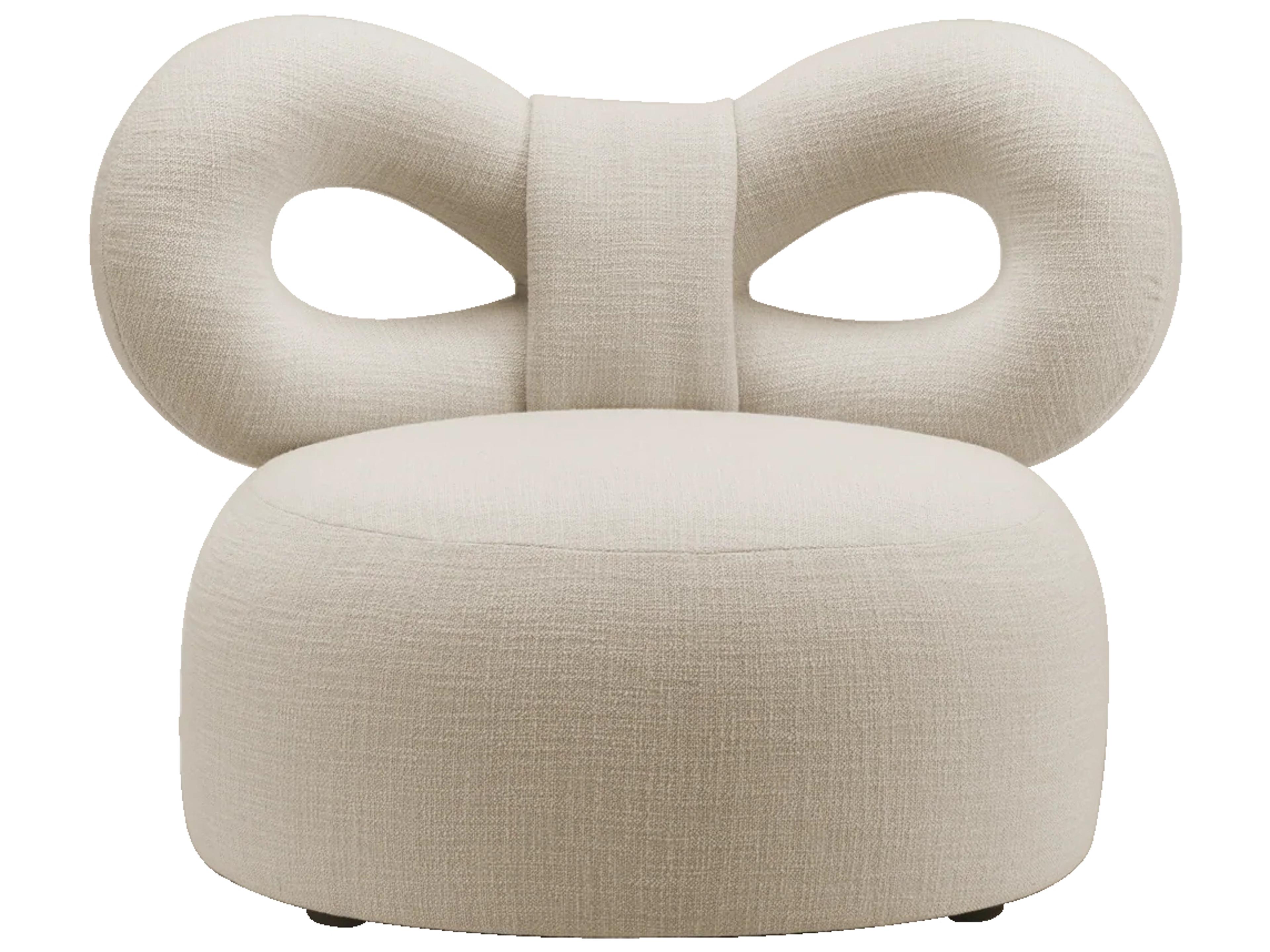Qeeboo Ribbon Beige Accent Chair
