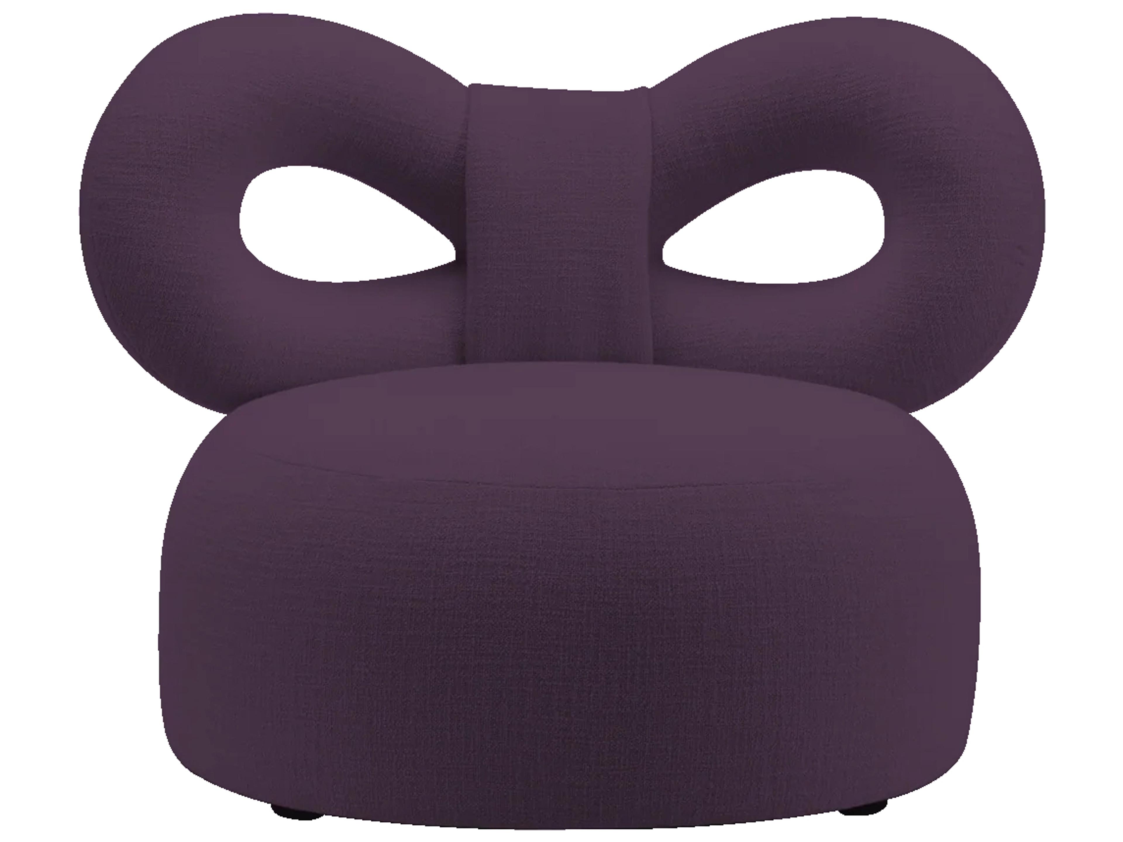 Qeeboo Ribbon Purple Accent Chair