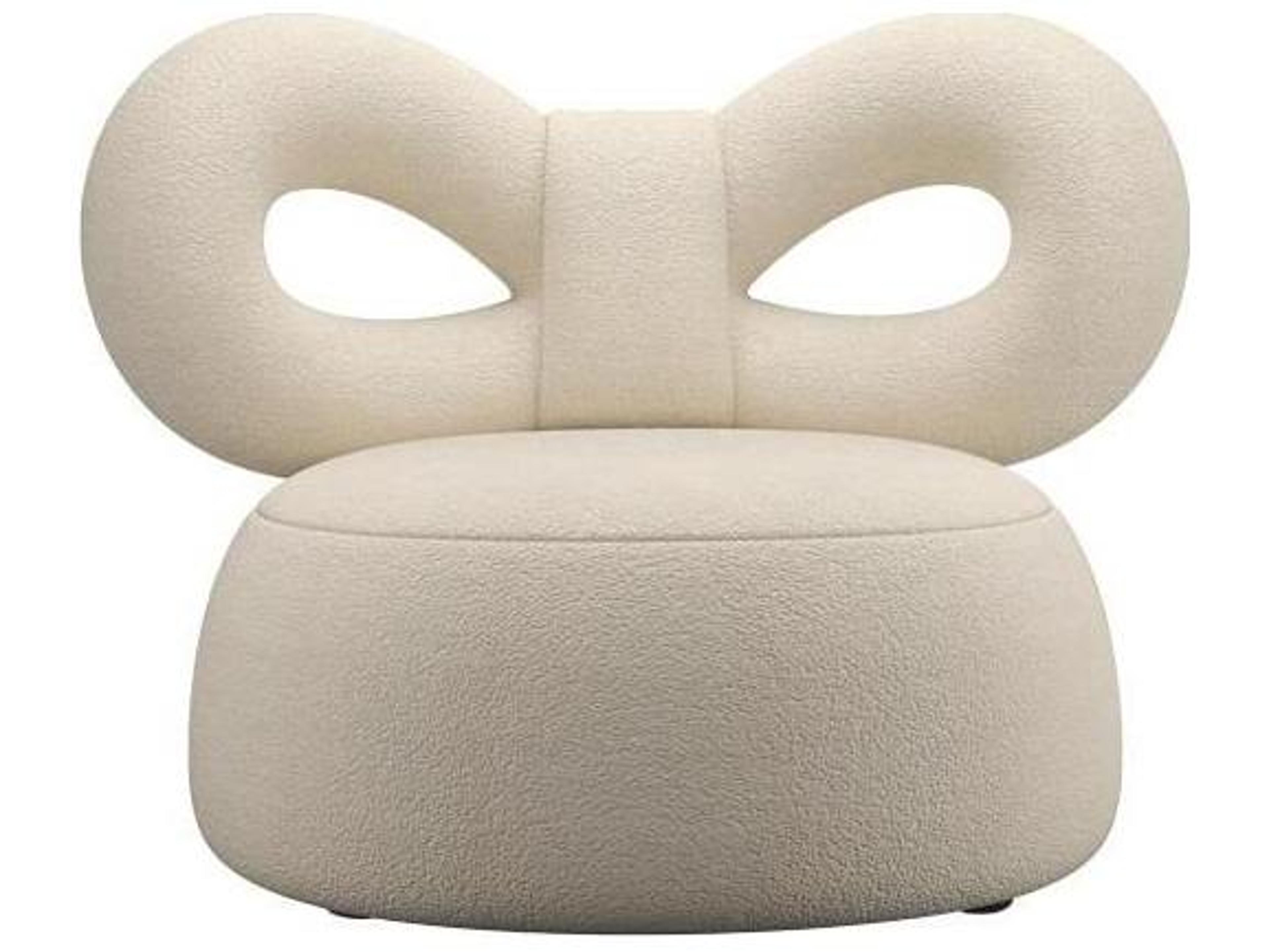 Qeeboo Ribbon Cream Accent Chair