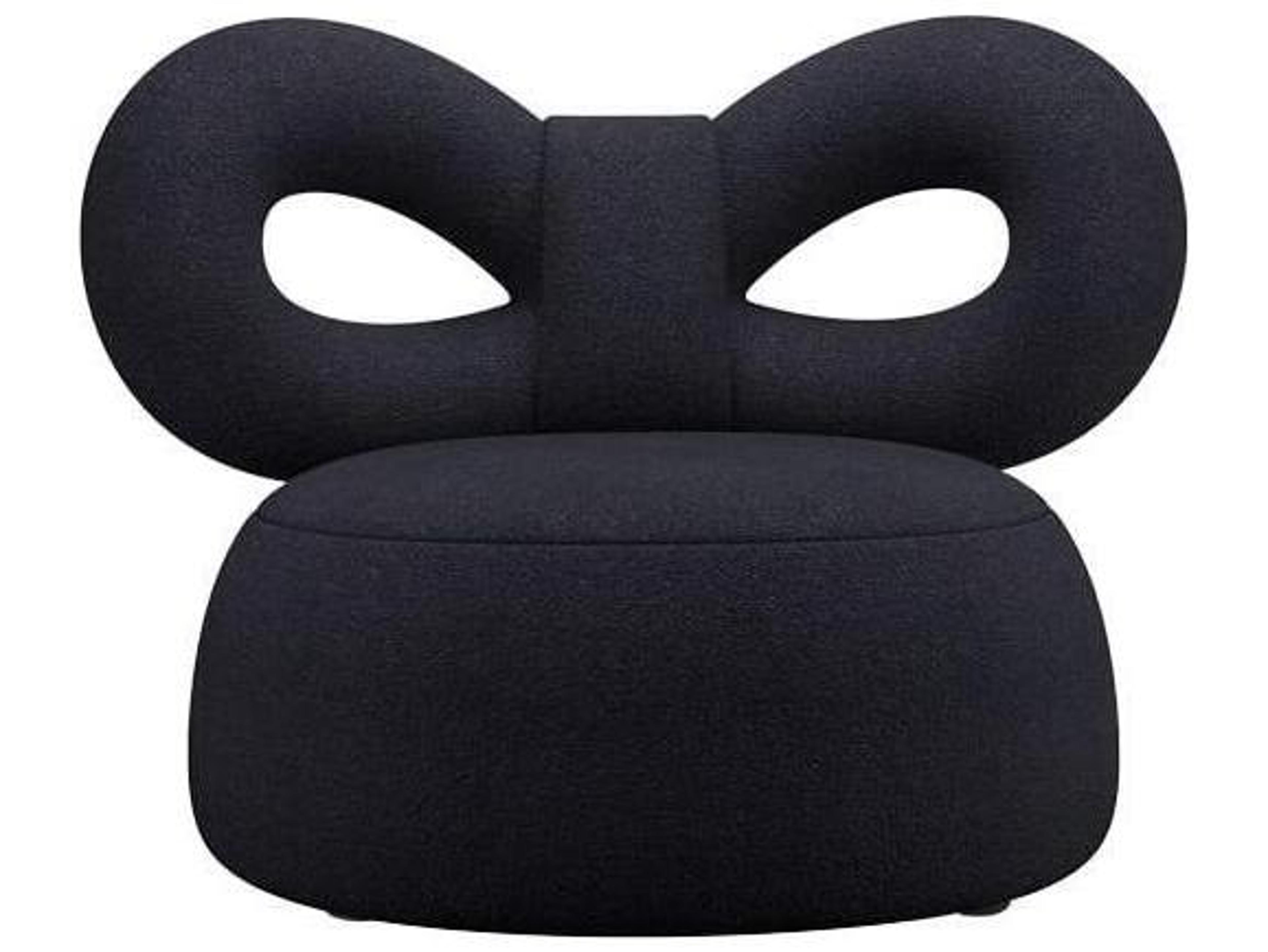 Qeeboo Ribbon Black Accent Chair