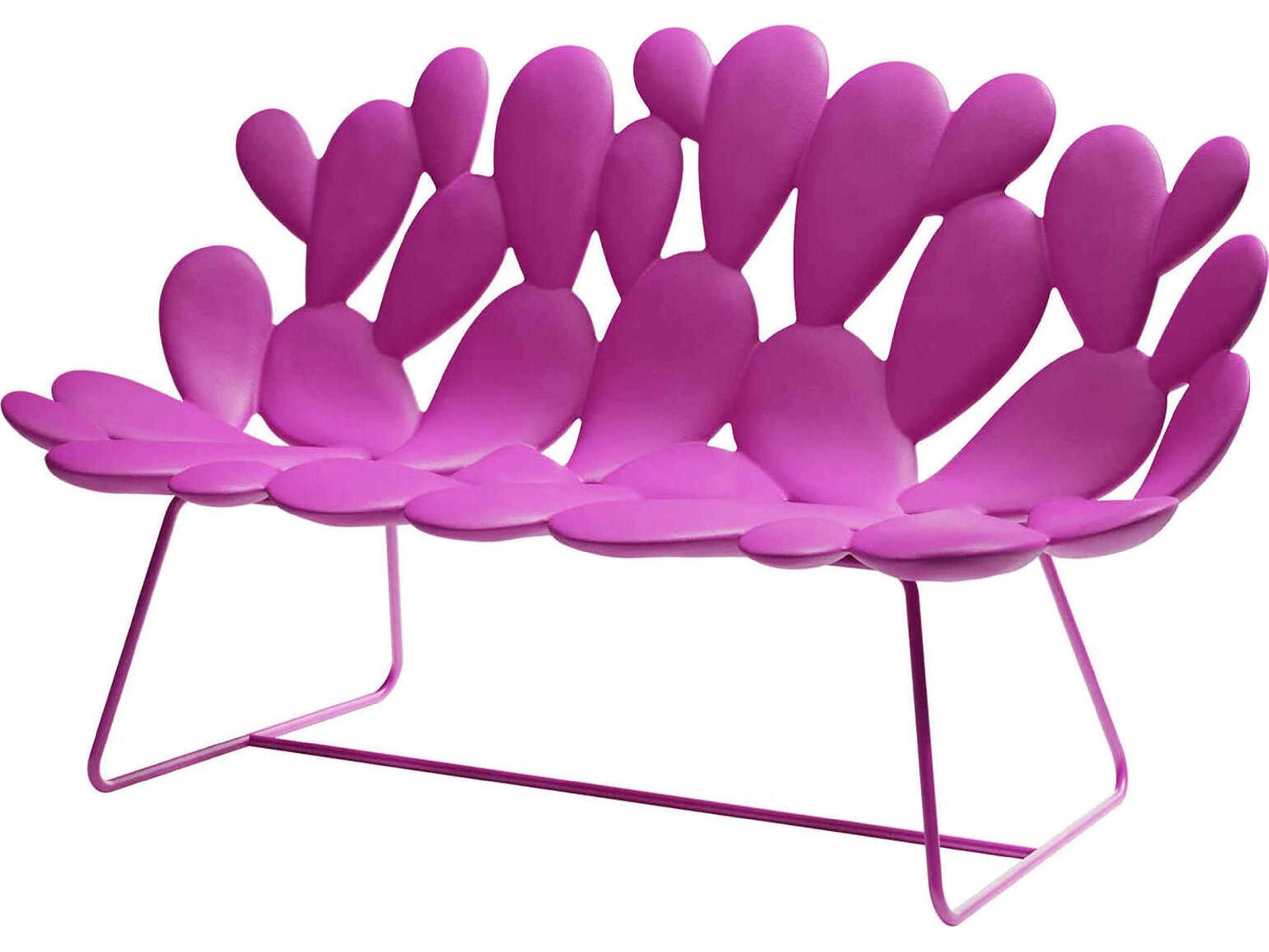 Qeeboo Outdoor Filicudi Fuchsia Recycled Plastic Sofa