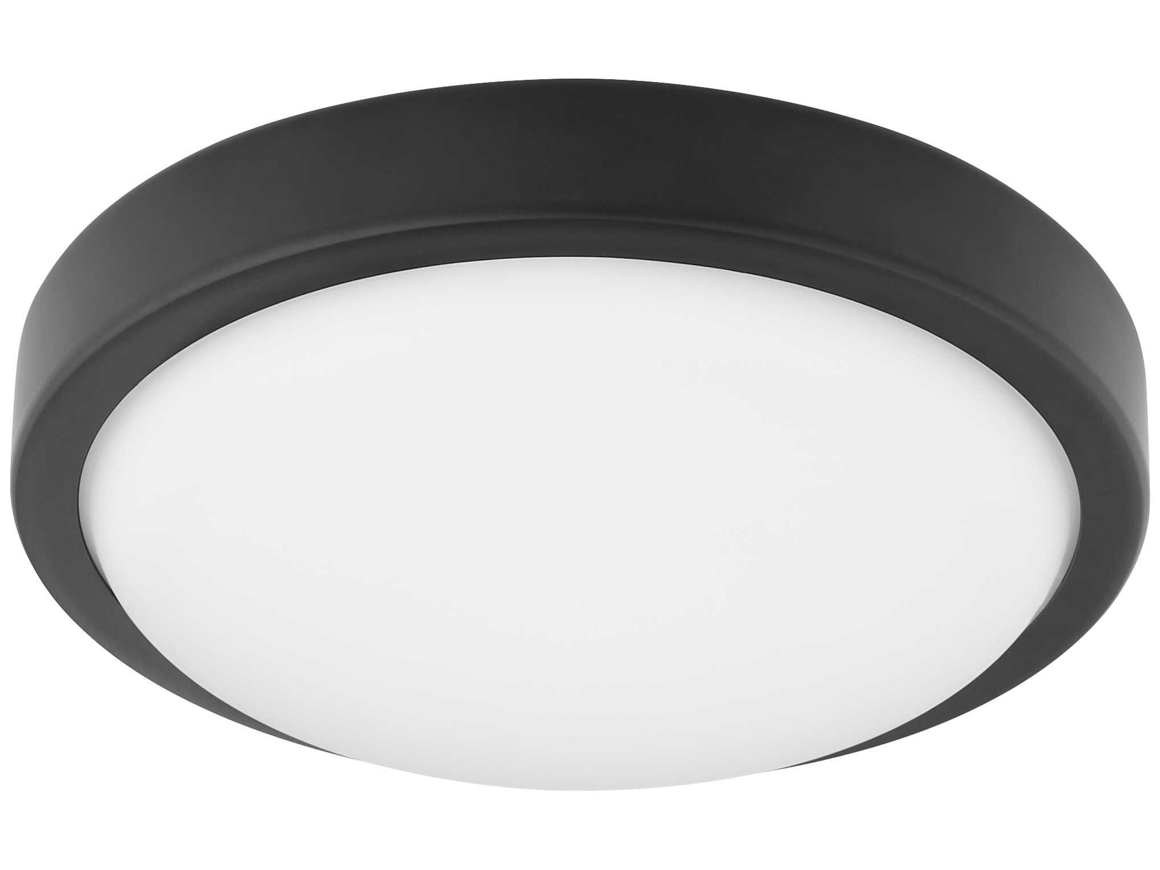 Quorum Matte Black 1-Light Fan Light Kit