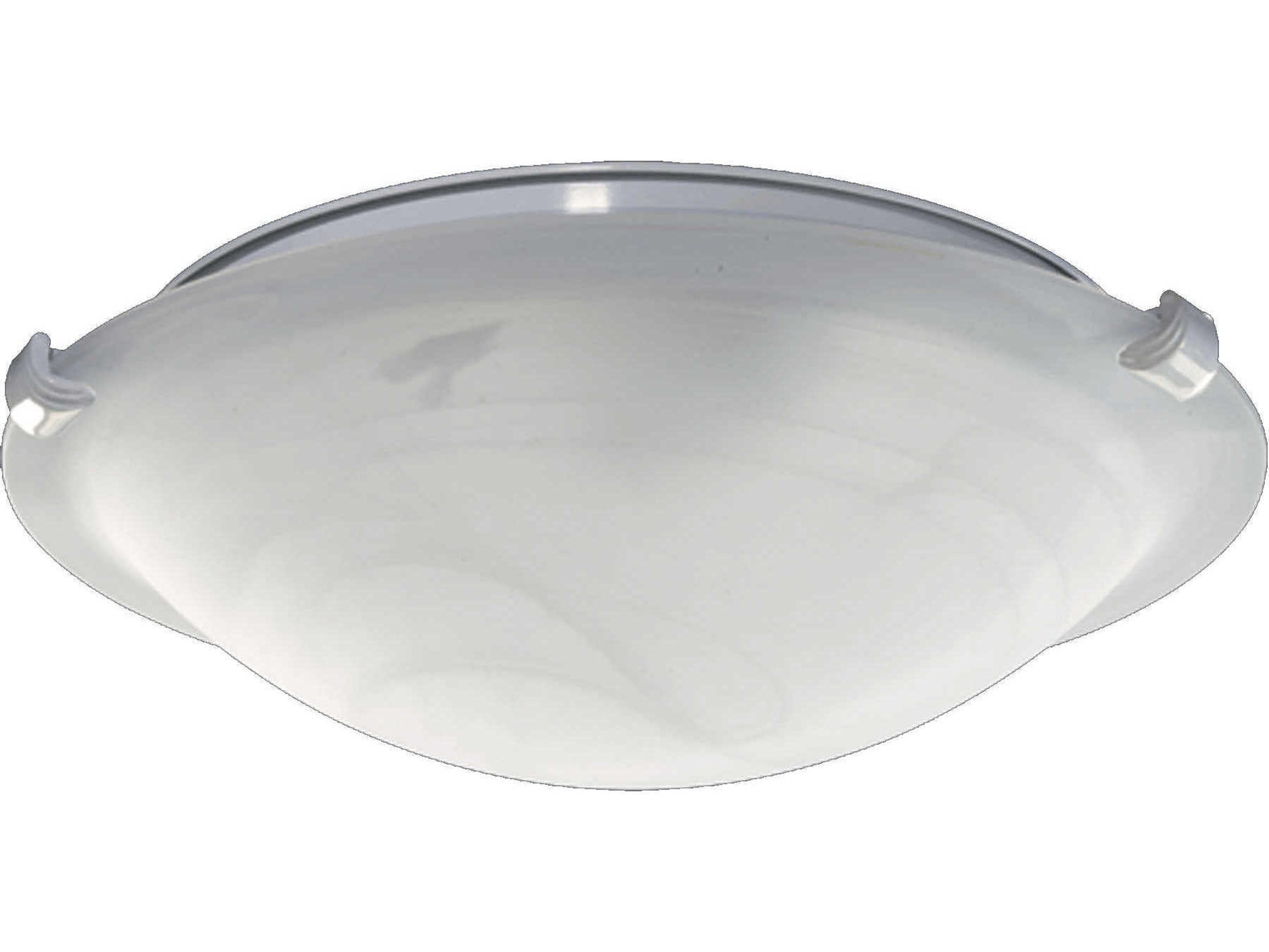 Quorum White 2-Light Fan Light Kit