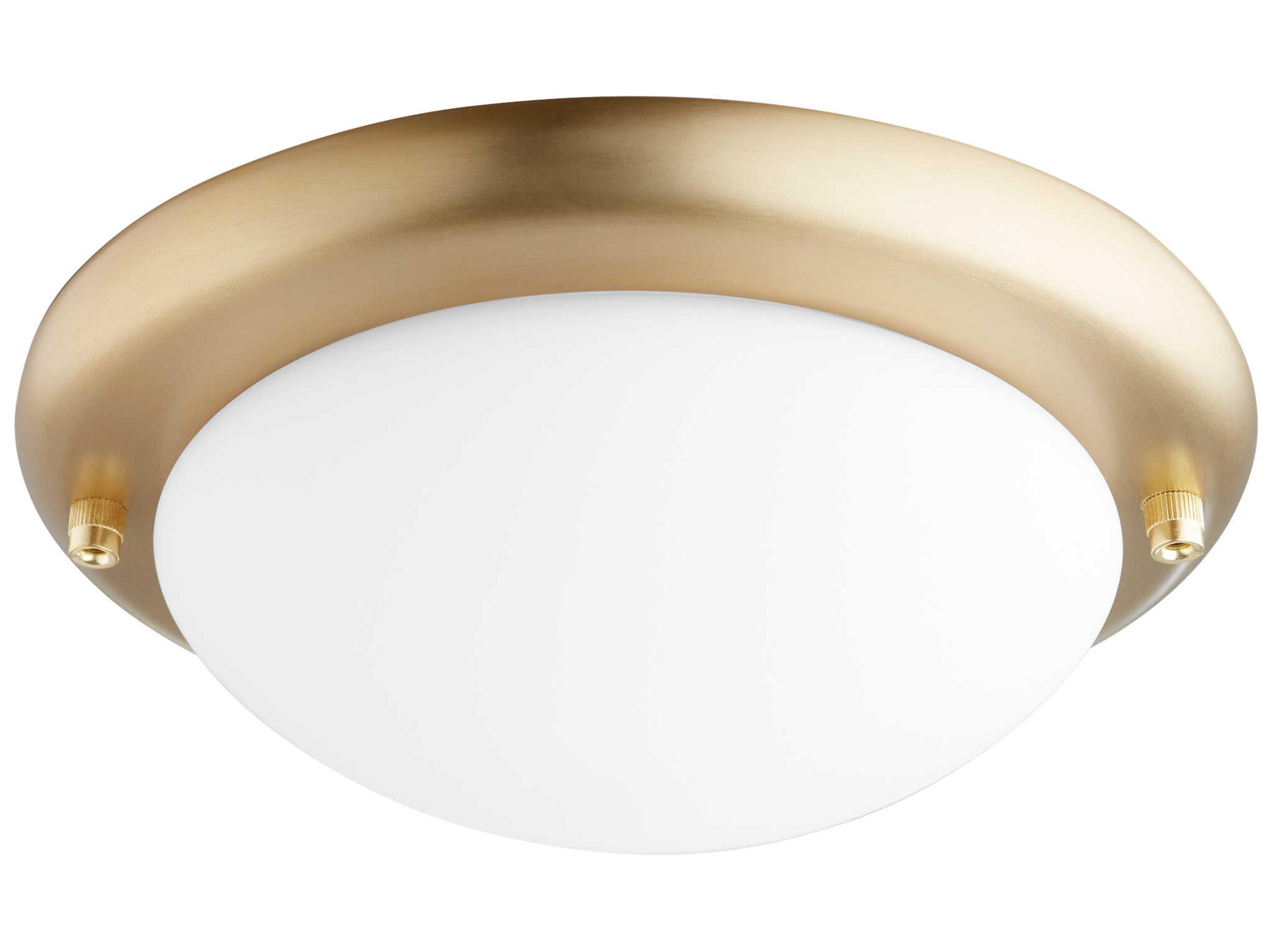 Quorum Aged Brass 1-Light Fan Light Kit