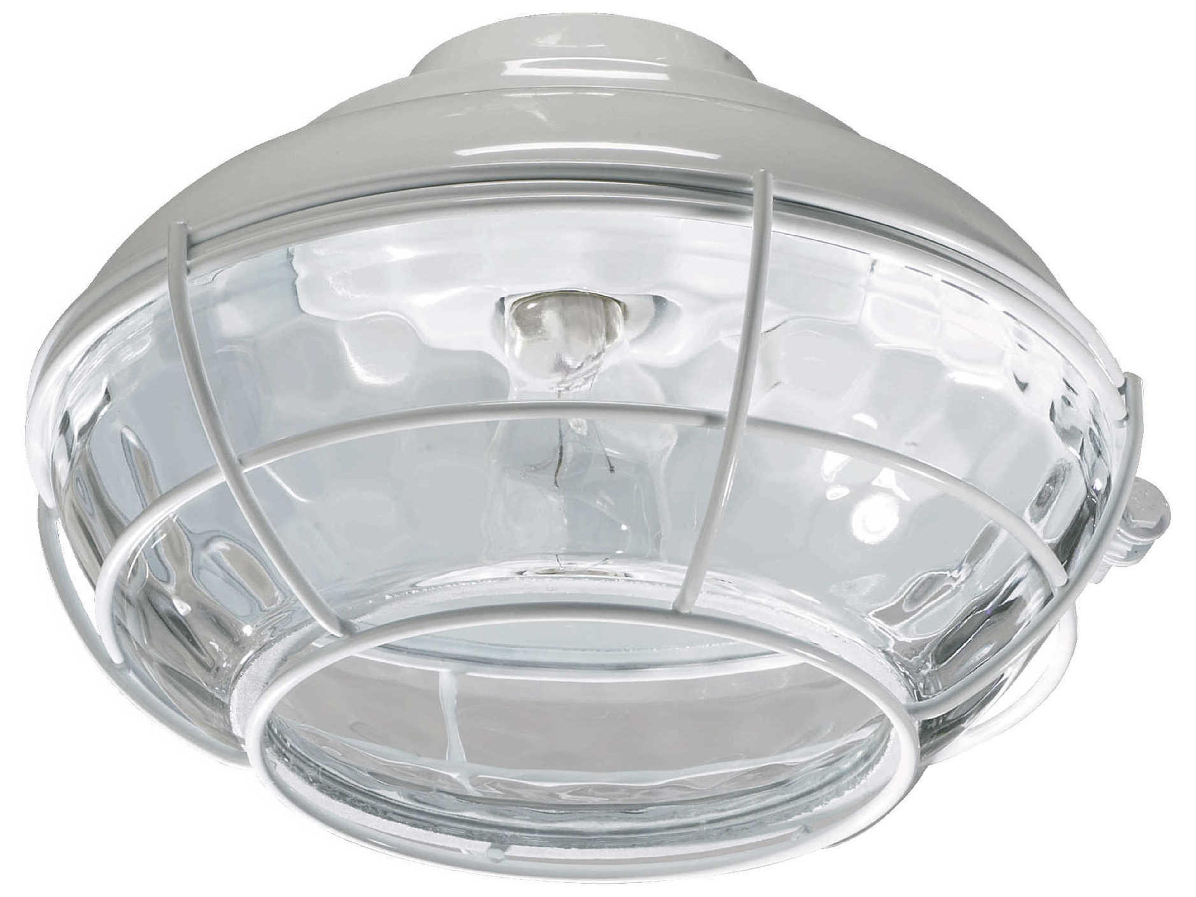 Quorum Hudson Patio White 1-Light Fan Light Kit