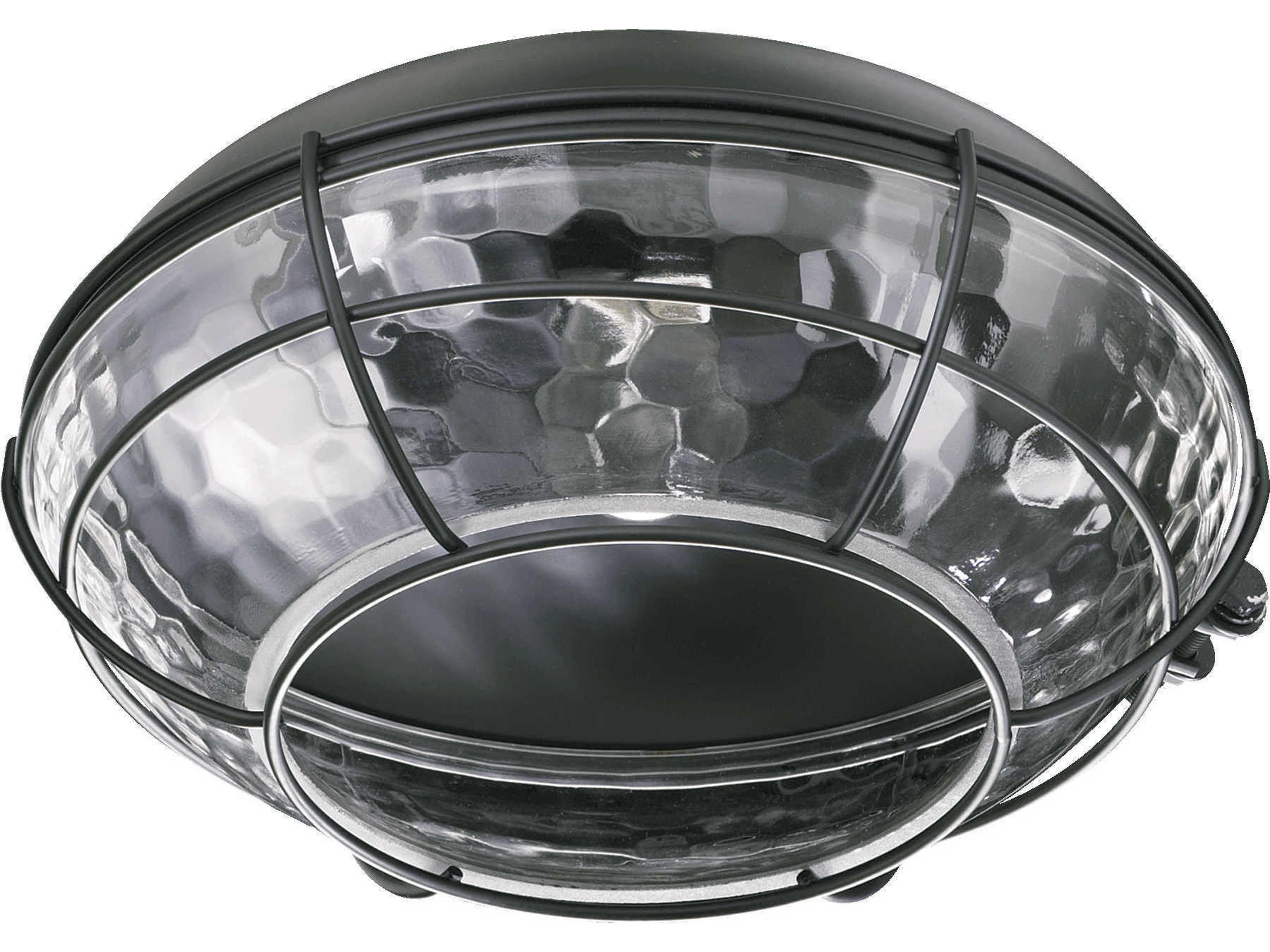 Quorum Hudson Patio Matte Black 1-Light Fan Light Kit