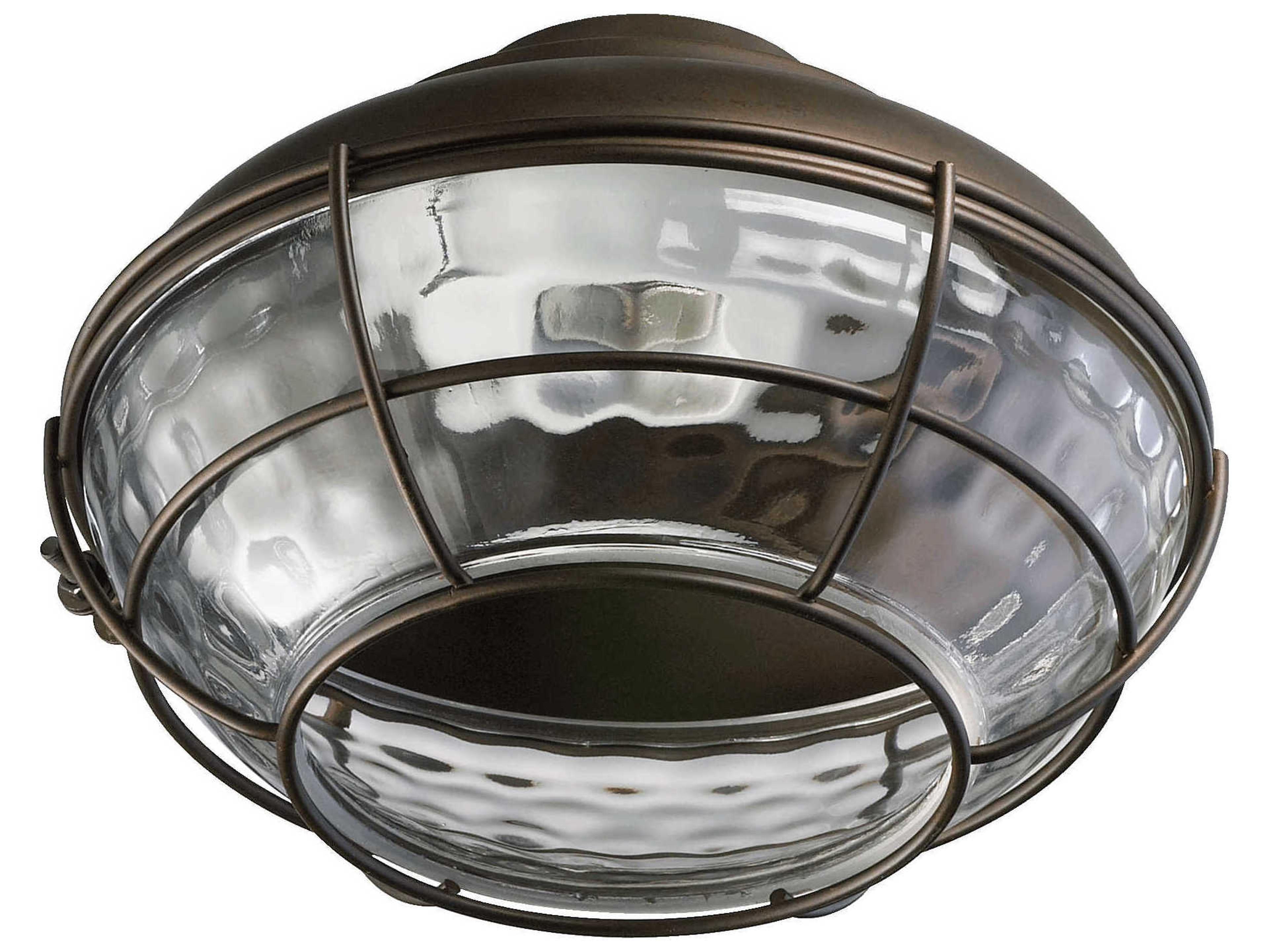 Quorum Hudson Patio Oiled Bronze 1-Light Fan Light Kit