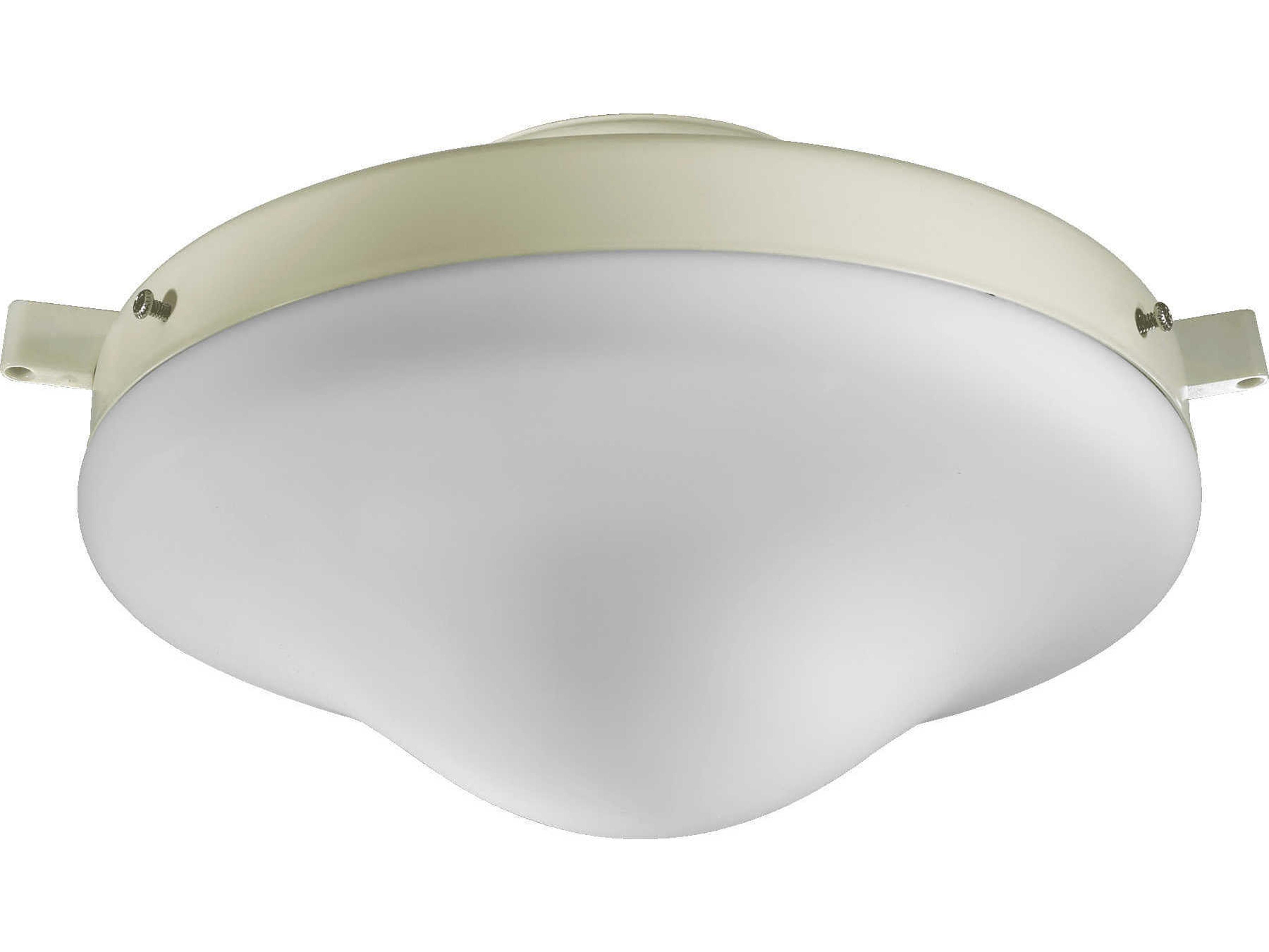 Quorum Antique White 1-Light Fan Light Kit