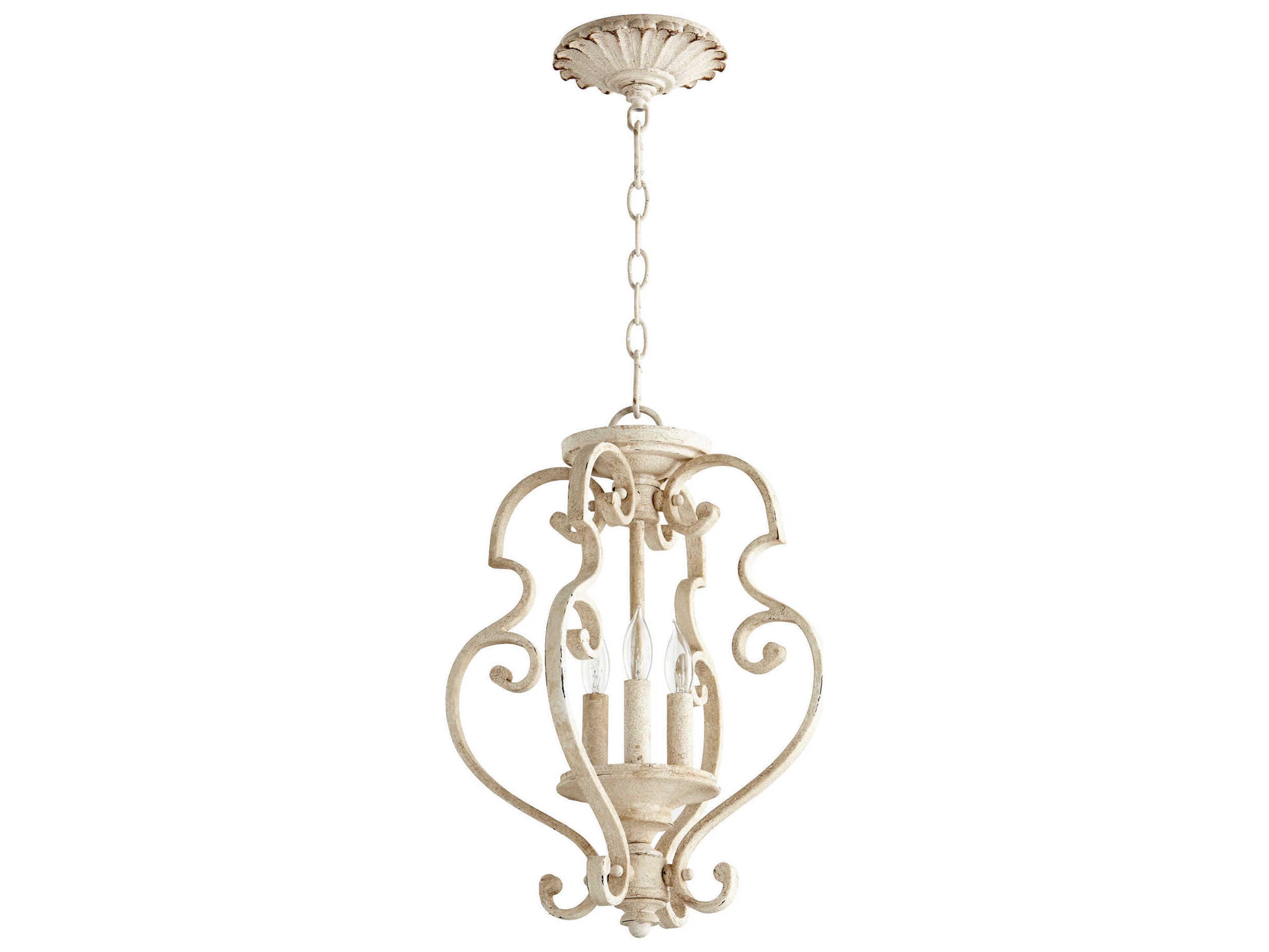 Quorum San Miguel 3-Light Persian White Pendant