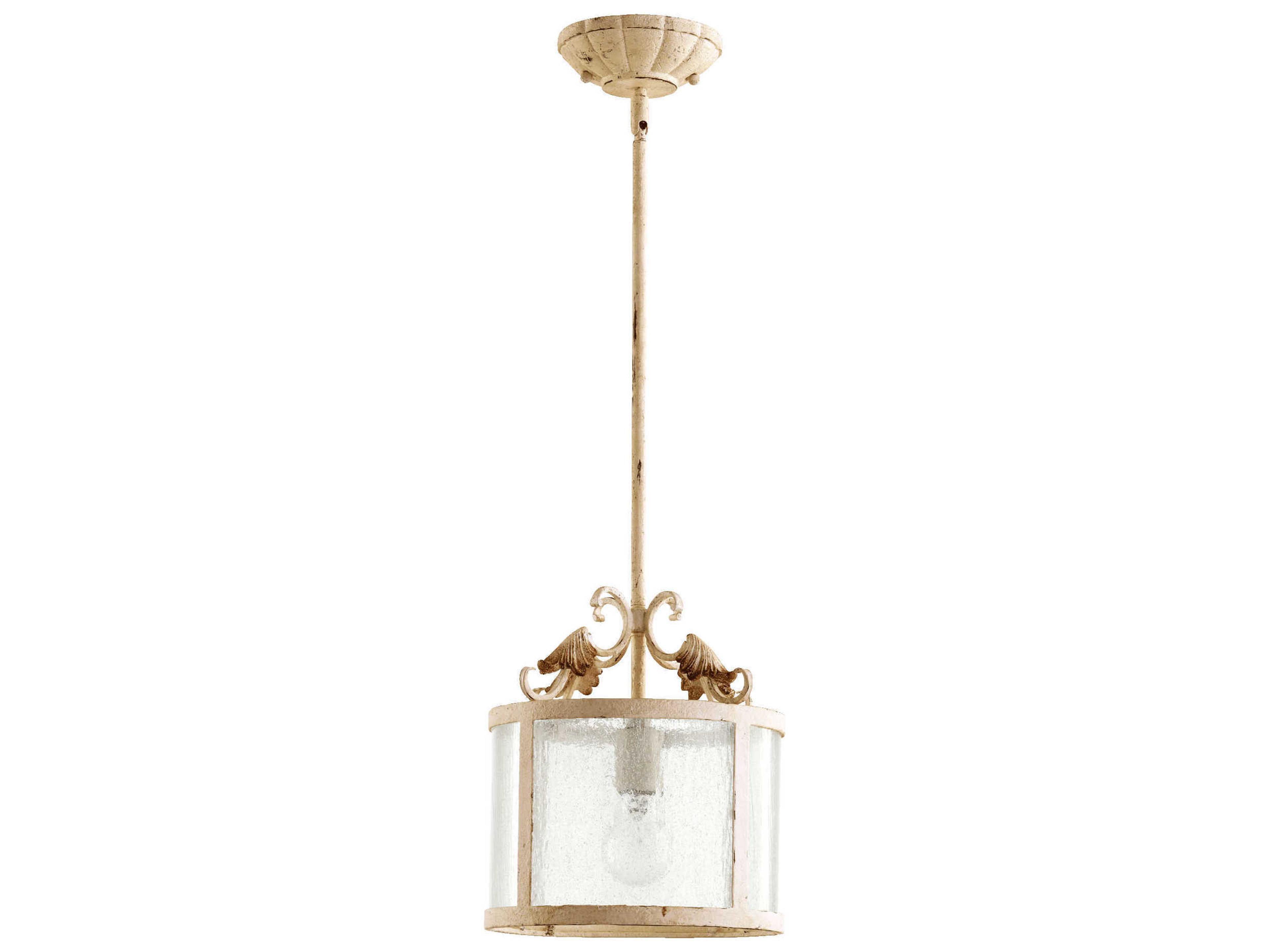 Quorum Florence 1-Light Persian White Drum Mini Pendant