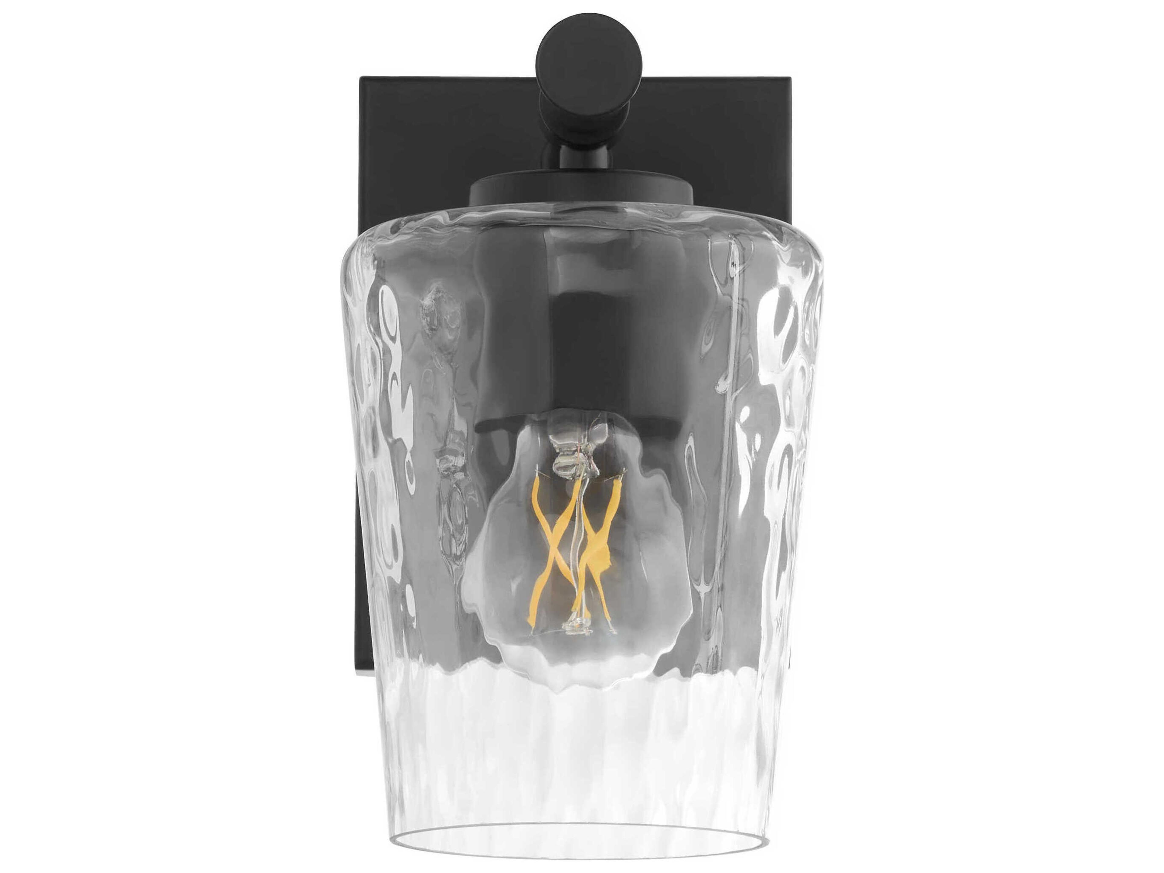 Quorum Goodwin 1-Light Matte Black Wall Sconce