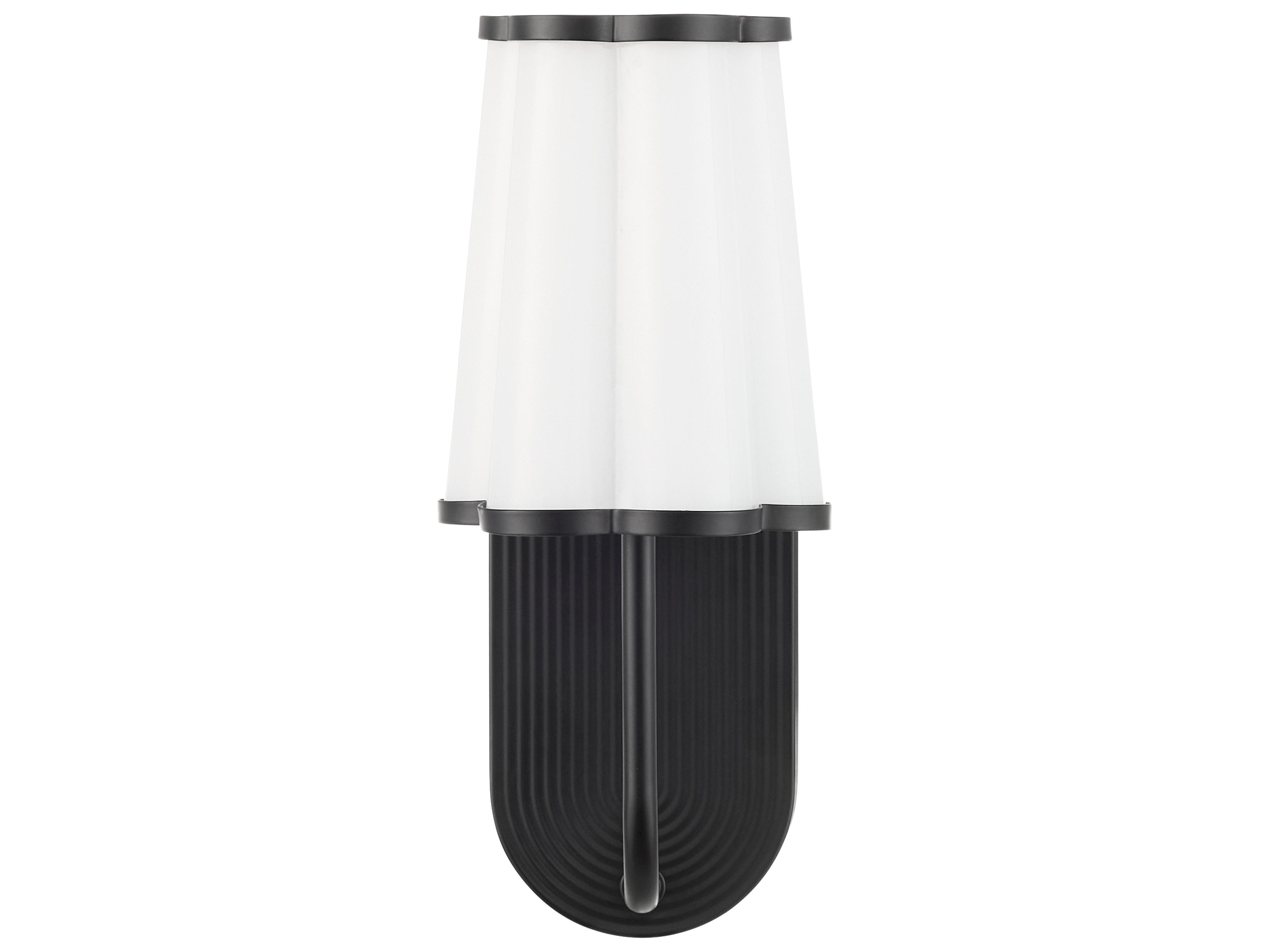 Quorum Belinder Matte Black Wall Sconce