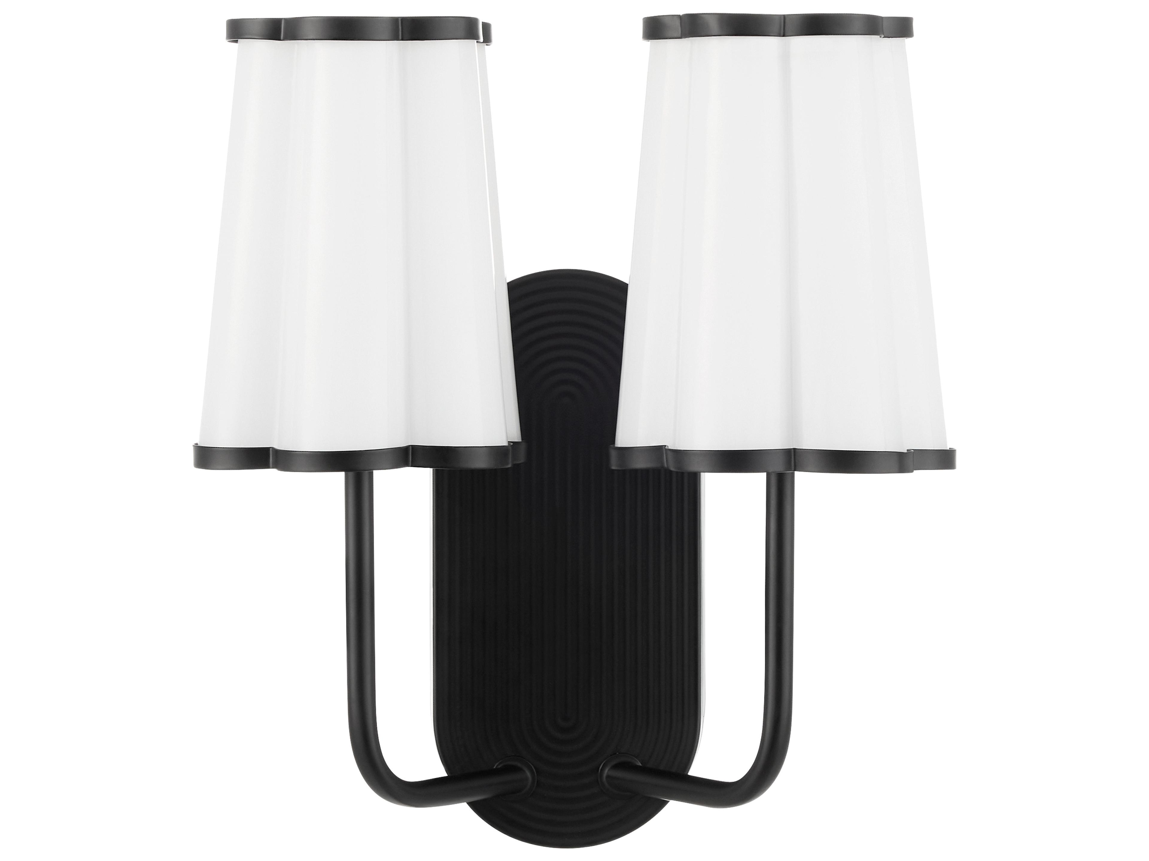 Quorum Belinder Matte Black Vanity Light