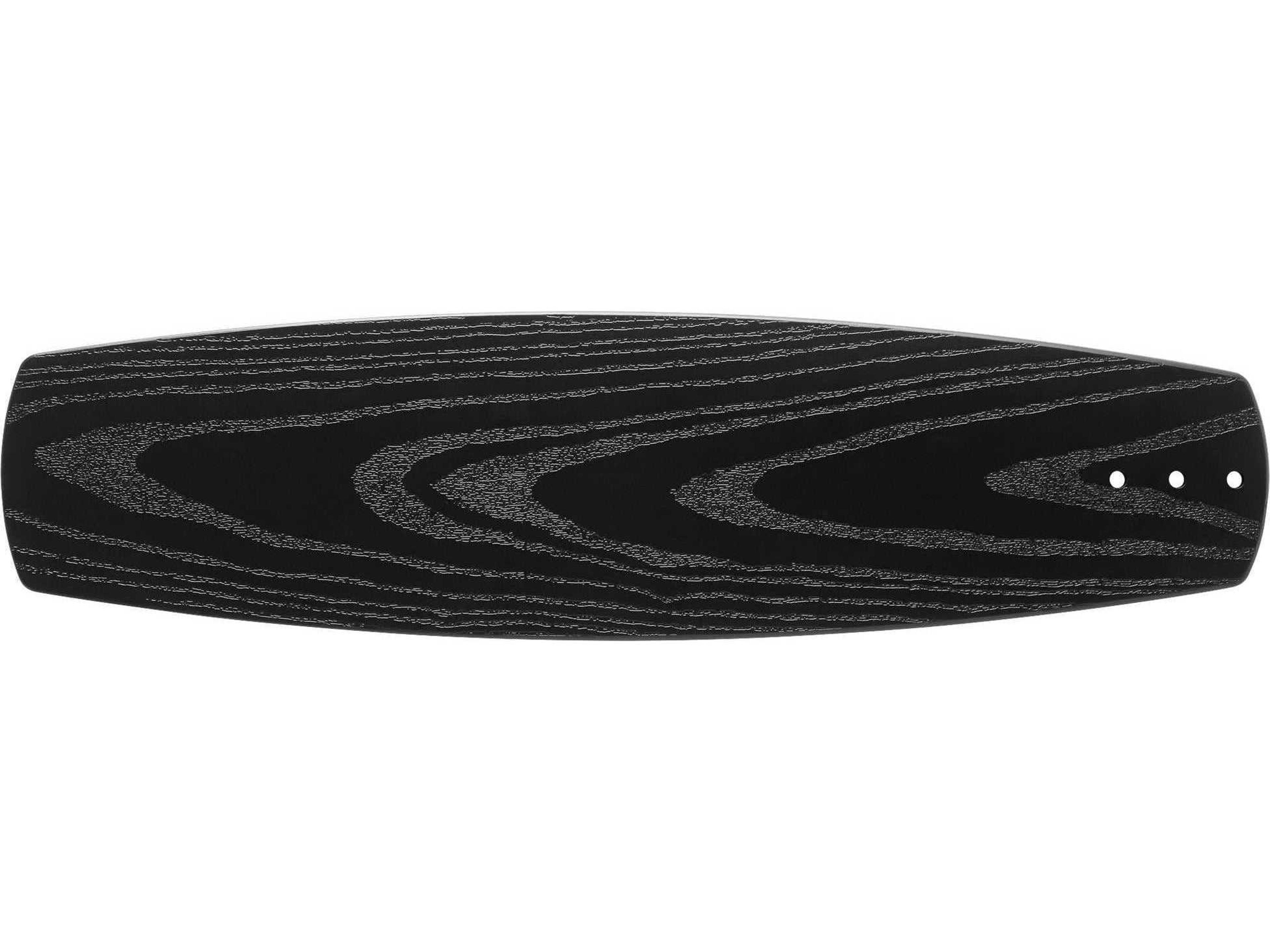 Quorum Breeze Matte Black Fan Blade Set of 5