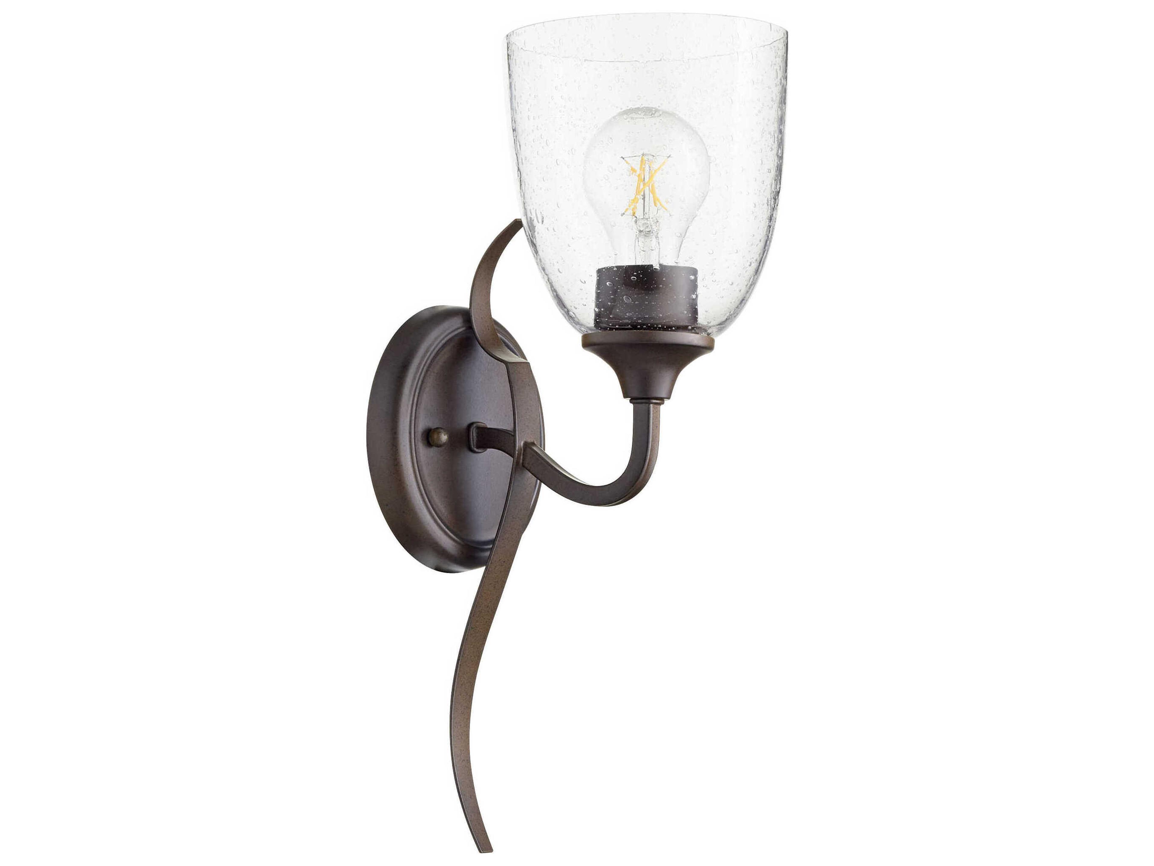 Quorum Jardin 1-Light Oiled Bronze Wall Sconce