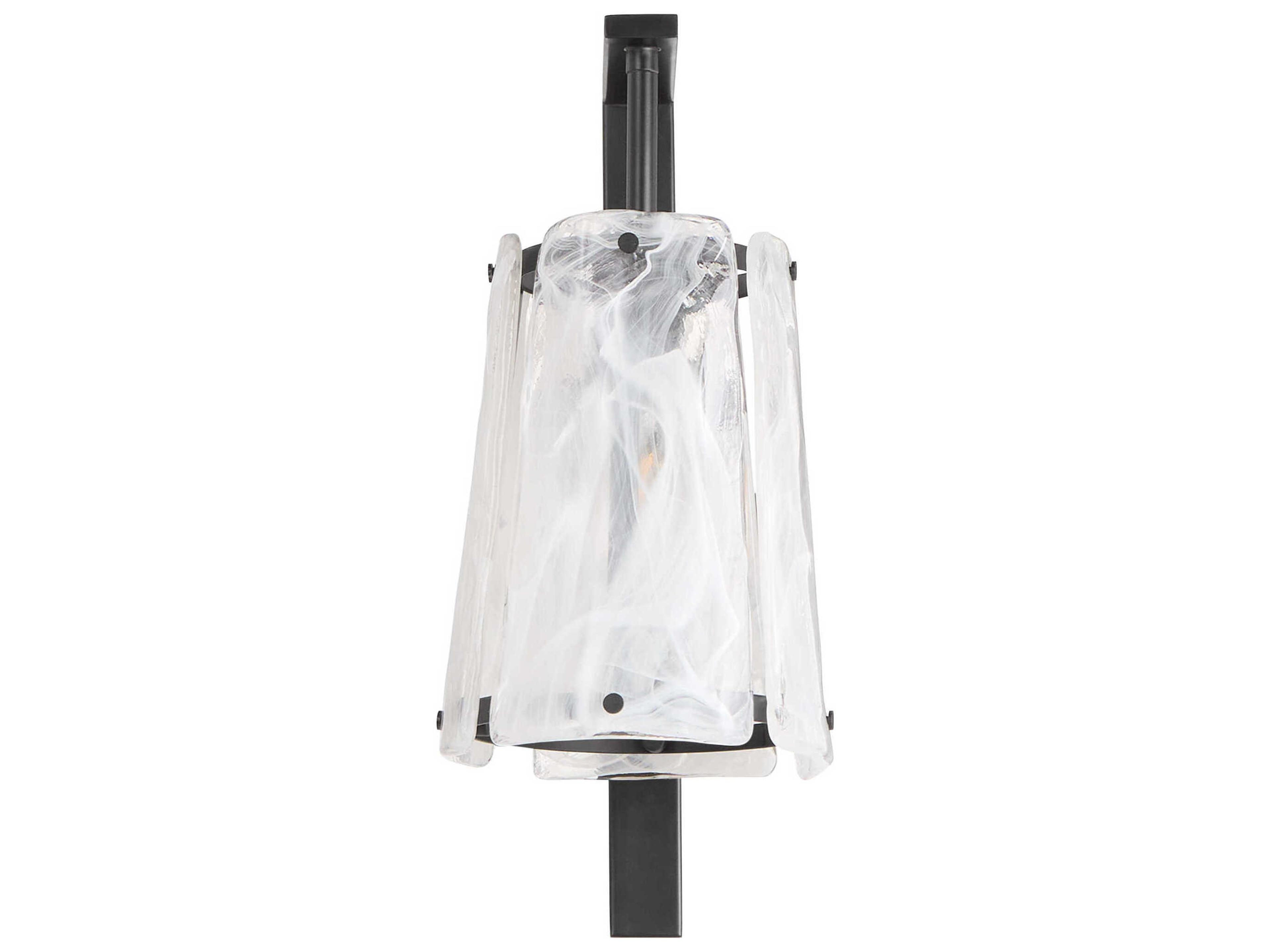 Quorum Prestige 1-Light Matte Black Wall Sconce